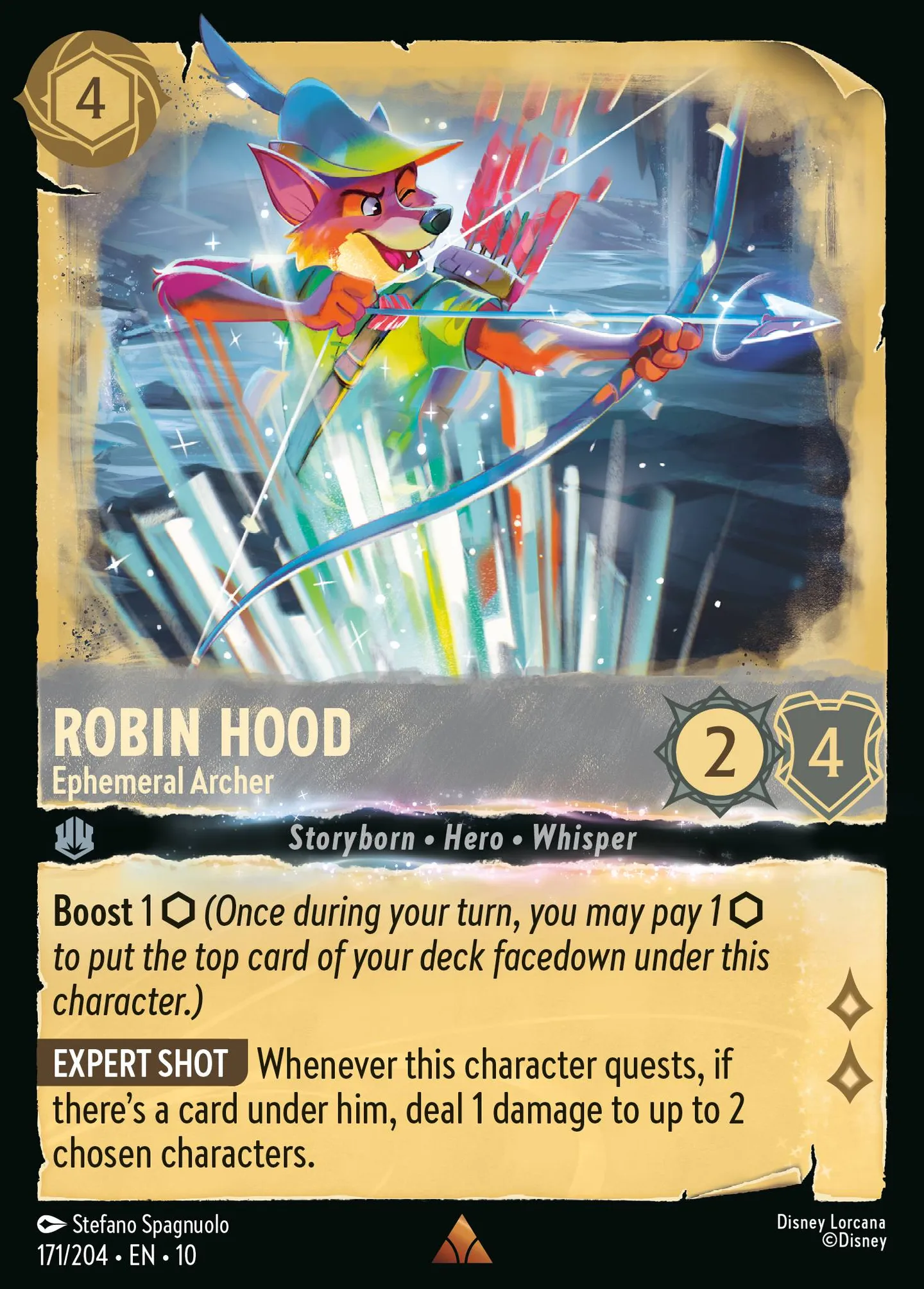 Robin Hood - Ephemeral Archer — Whispers in the Well — Lorcana
