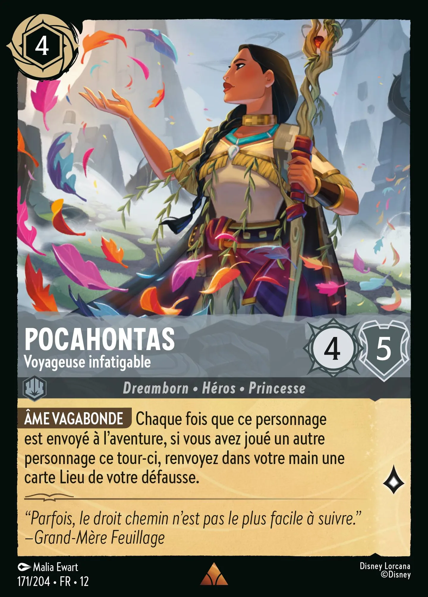 Pocahontas - Voyageuse infatigable — Wilds Unknown — Lorcana