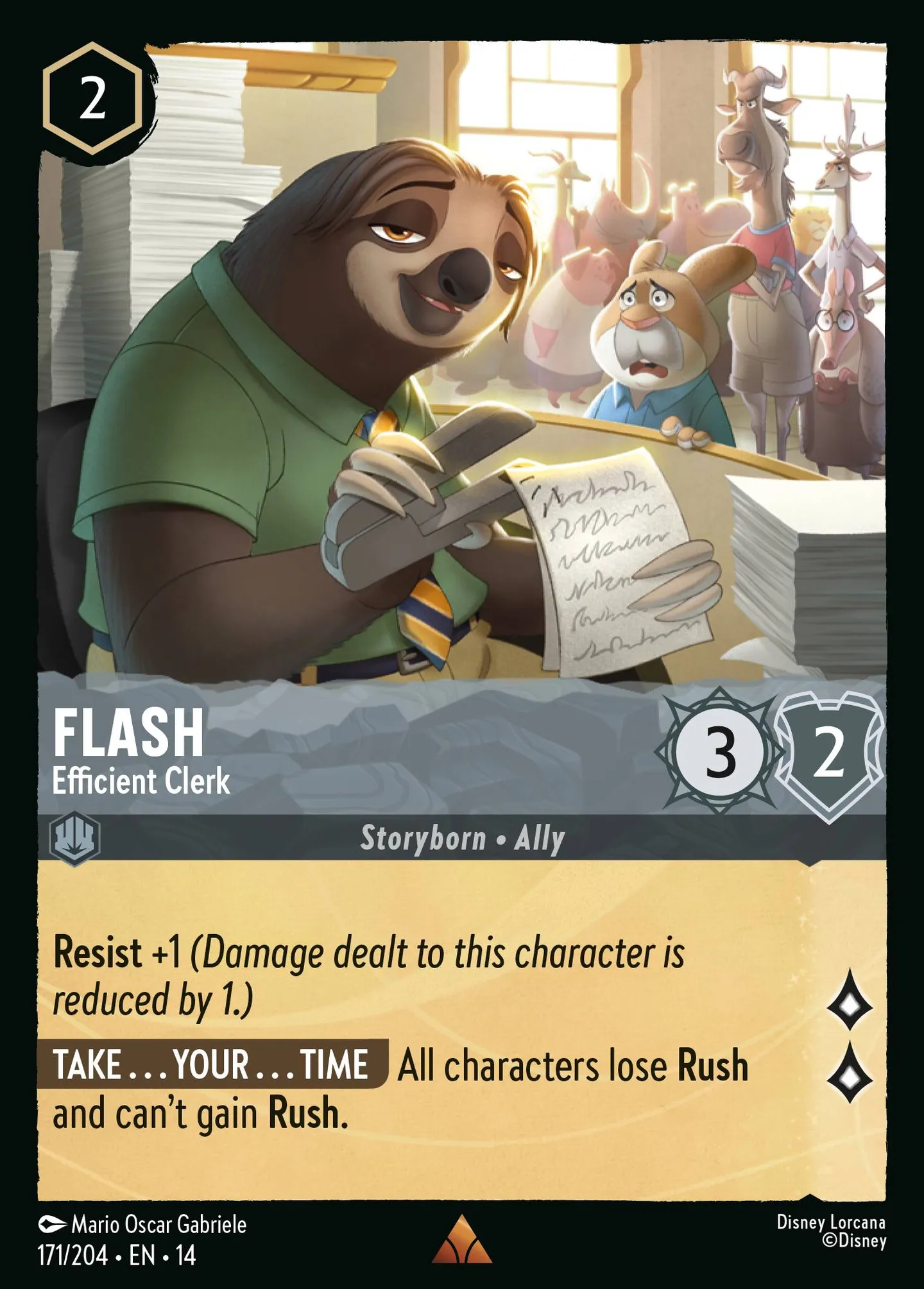 Flash - Efficient Clerk — Hyperia City — Lorcana