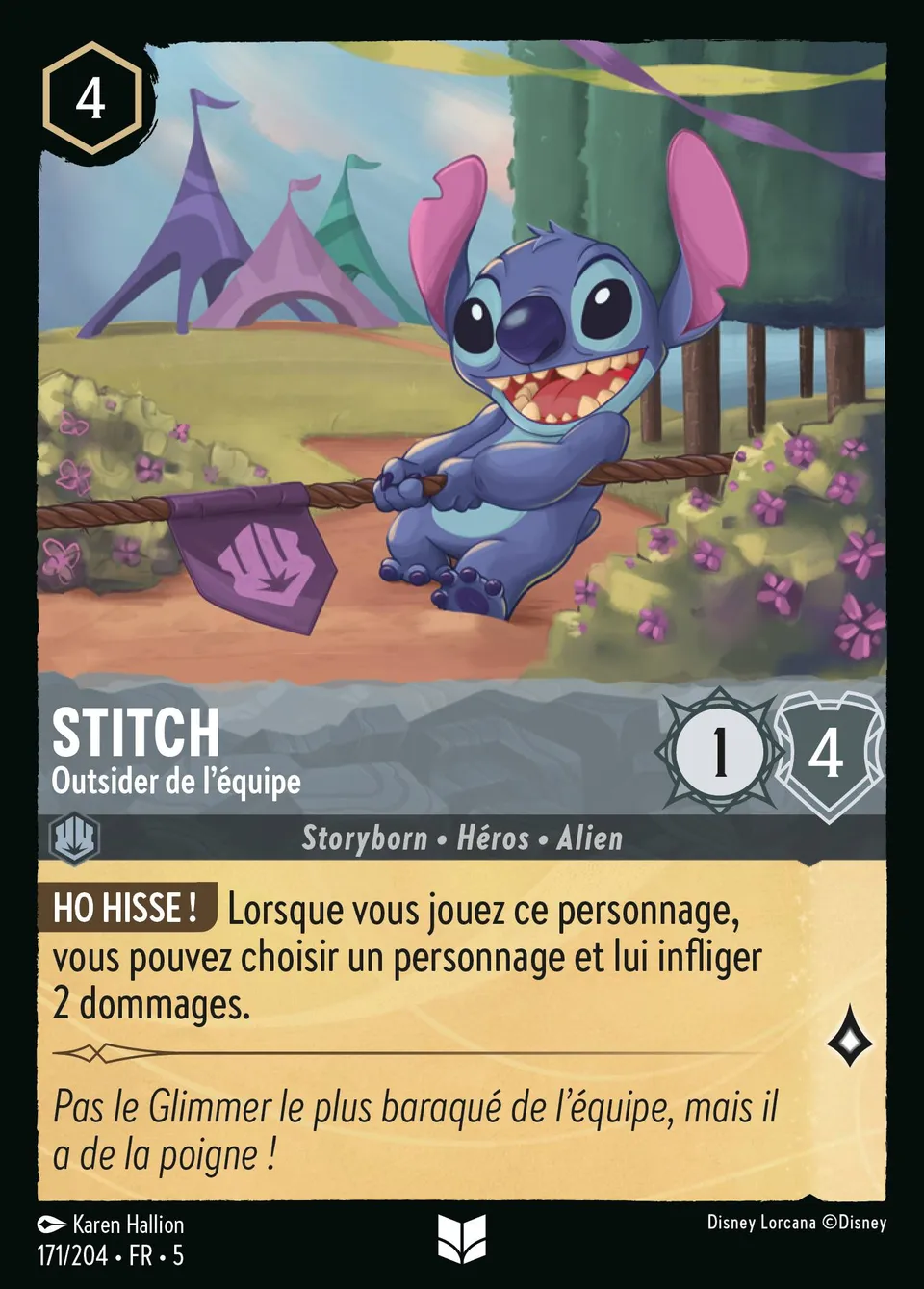 Stitch - Outsider de l'équipe from Shimmering Skies - Lorcana
