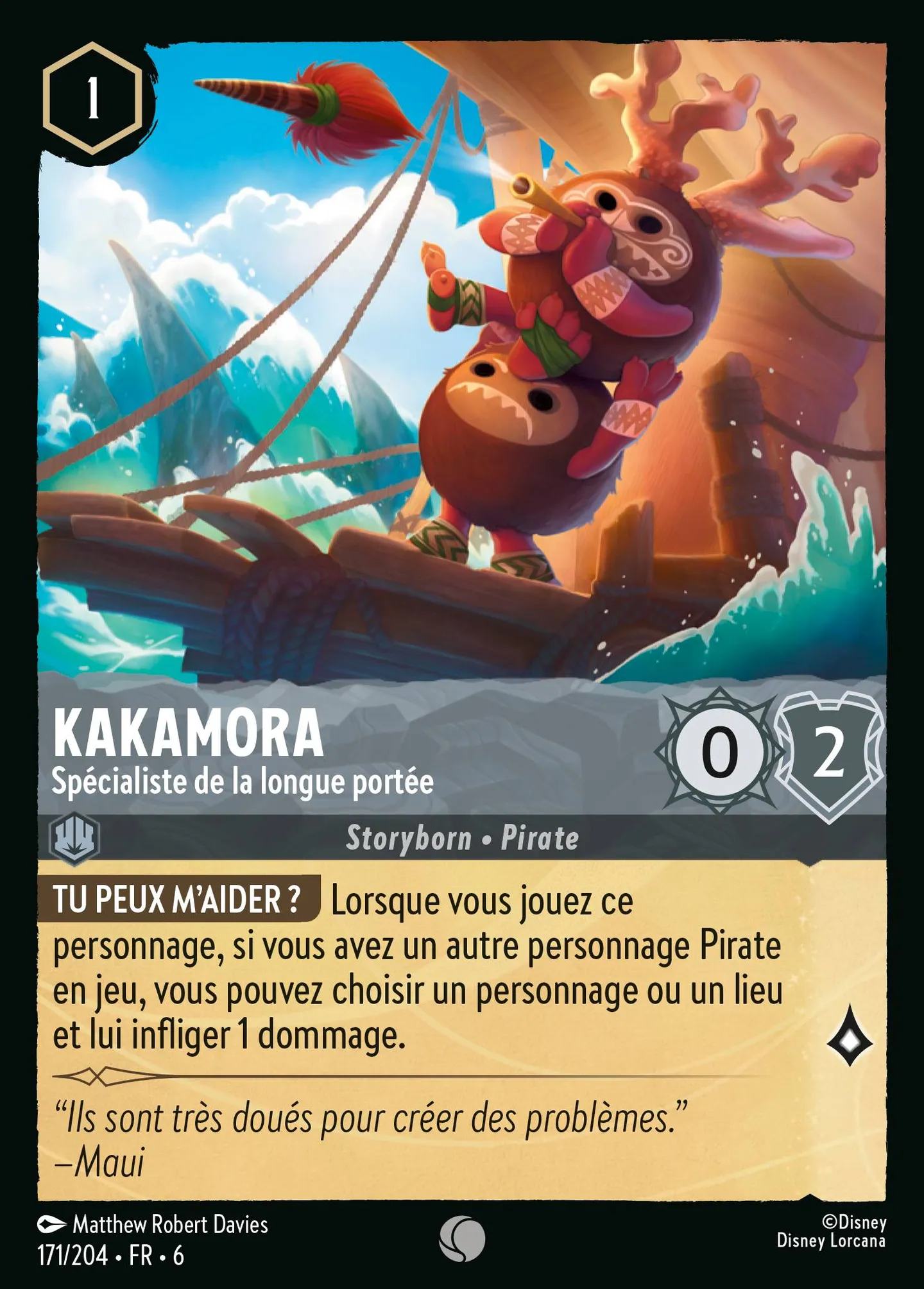 Kakamora - Spécialiste de la longue portée — Azurite Sea — Lorcana