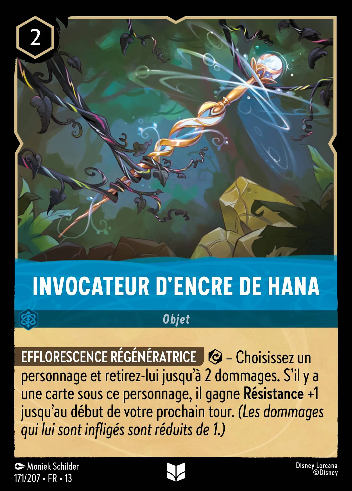 Invocateur d'encre de Hana — Attack of the Vine! — Lorcana