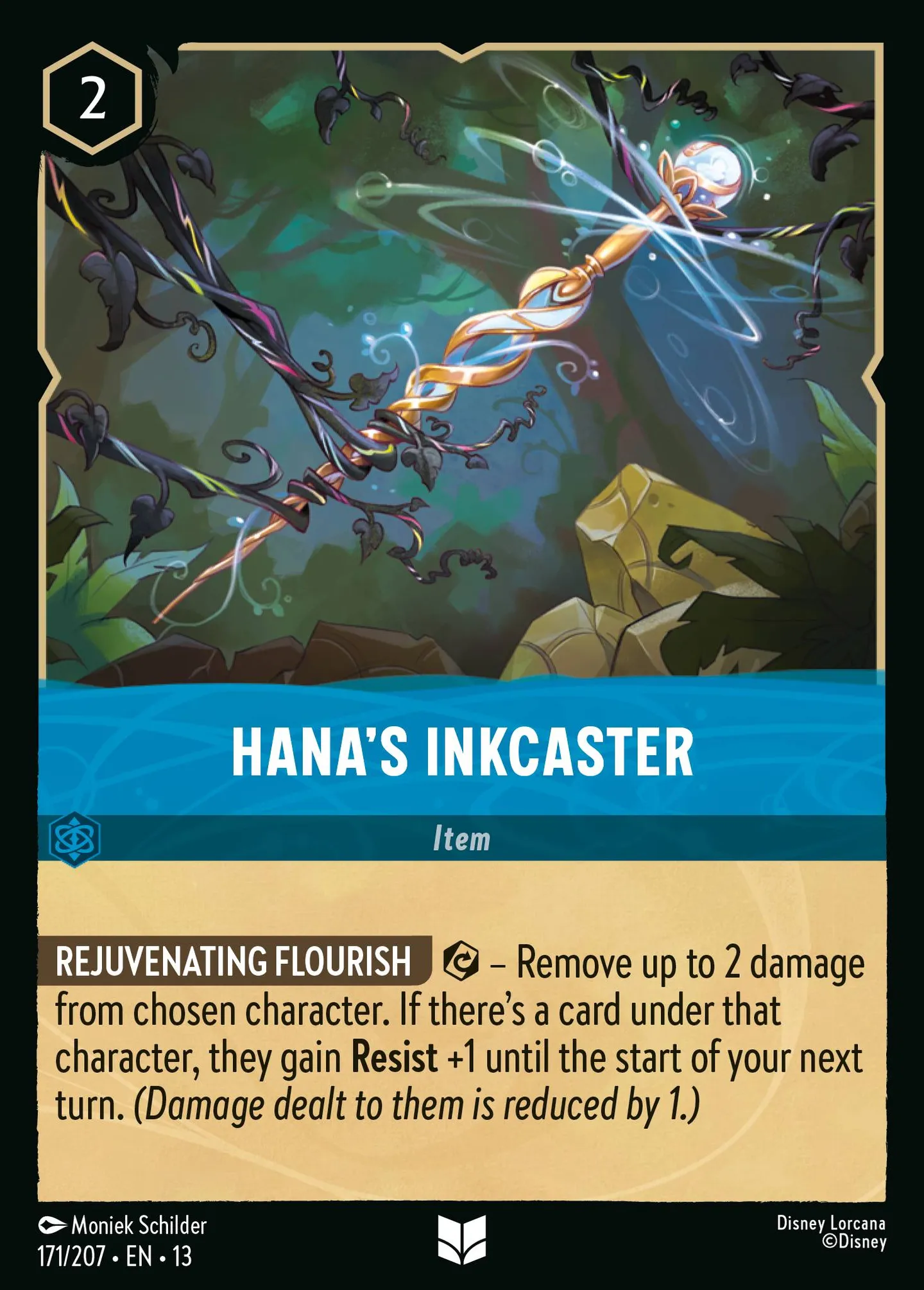 Invocateur d'encre de Hana — Attack of the Vine! — Lorcana