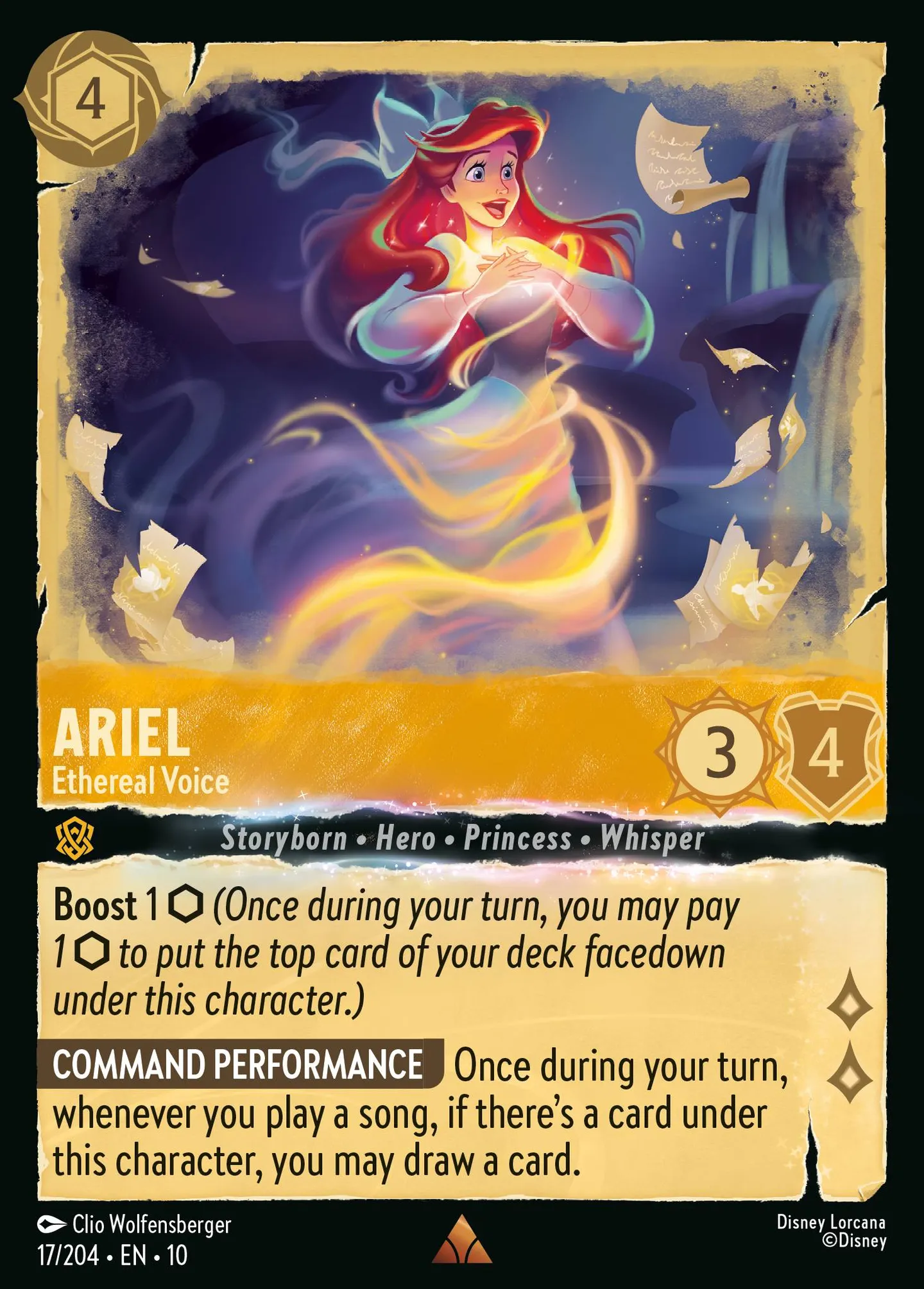 Ariel - Ethereal Voice — Whispers in the Well — Lorcana