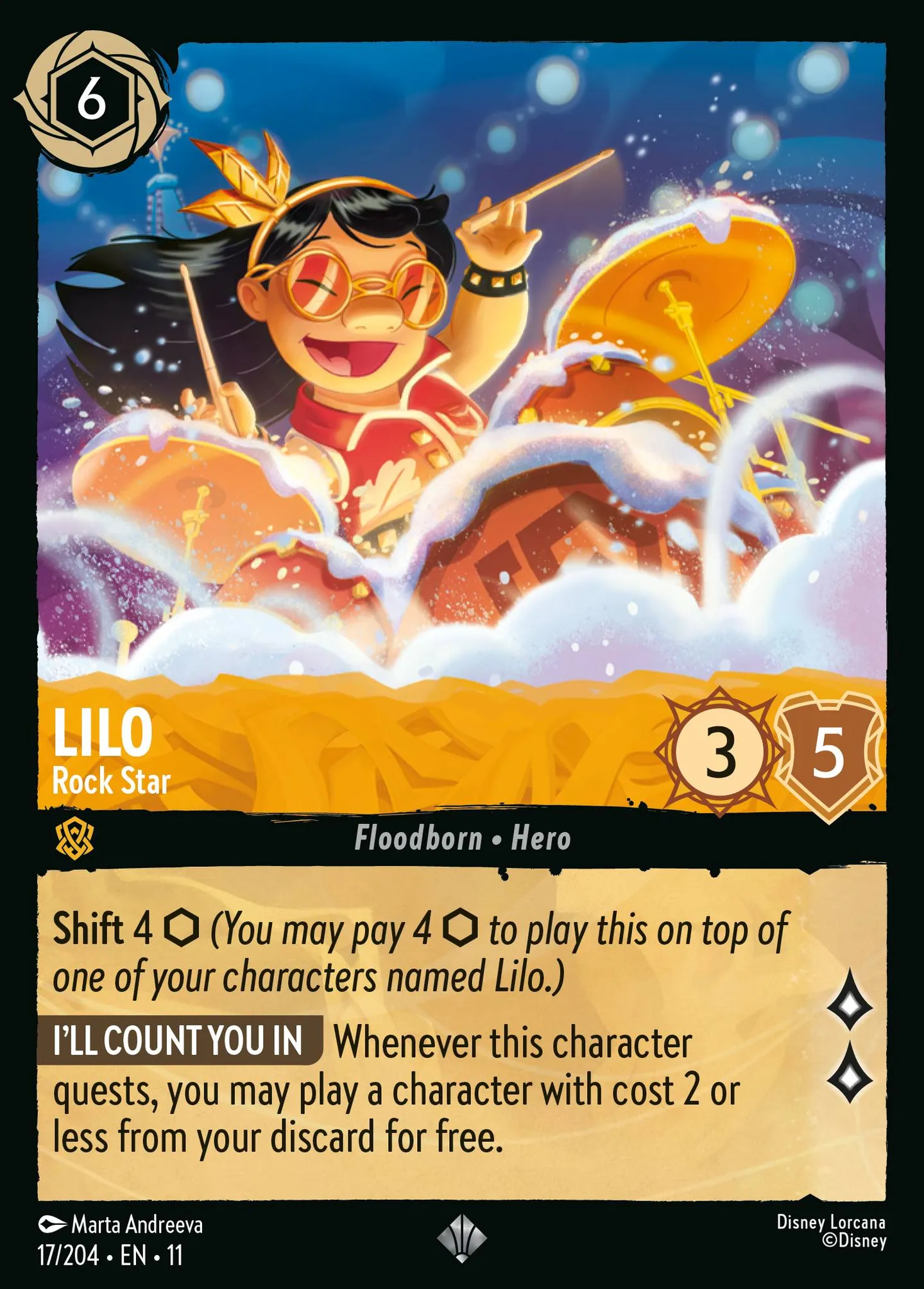 Lilo - Rock Star — Winterspell — Lorcana