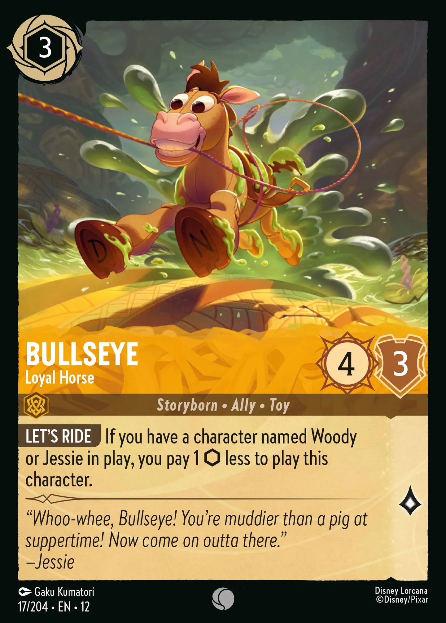 Bullseye - Loyal Horse — Wilds Unknown — Lorcana