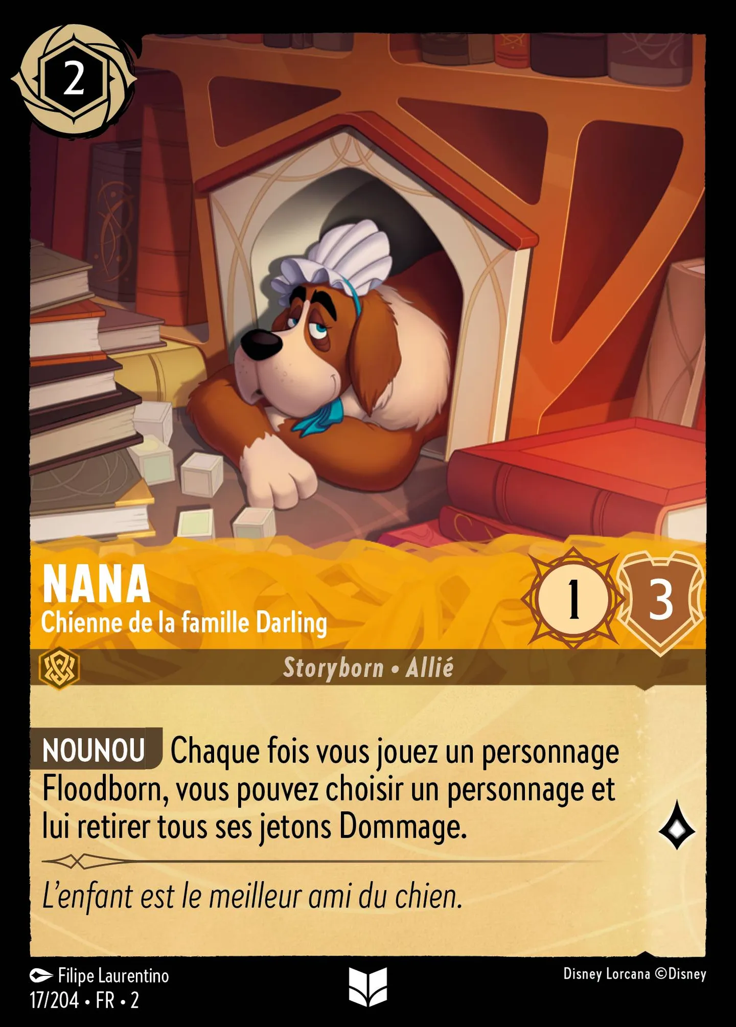 Nana - Chienne de la famille Darling — Rise of the Floodborn — Lorcana