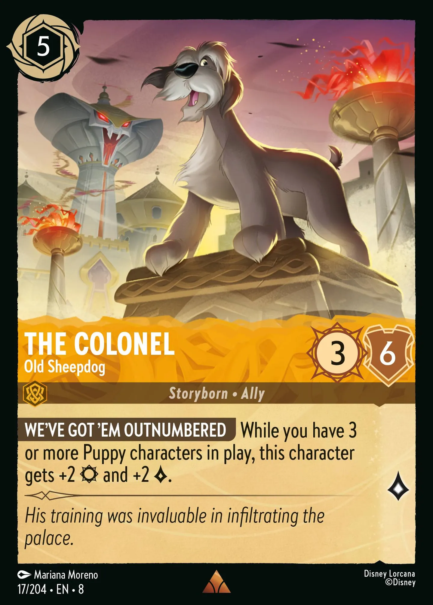 Le Colonel - Vieux chien de berger — The Reign of Jafar — Lorcana