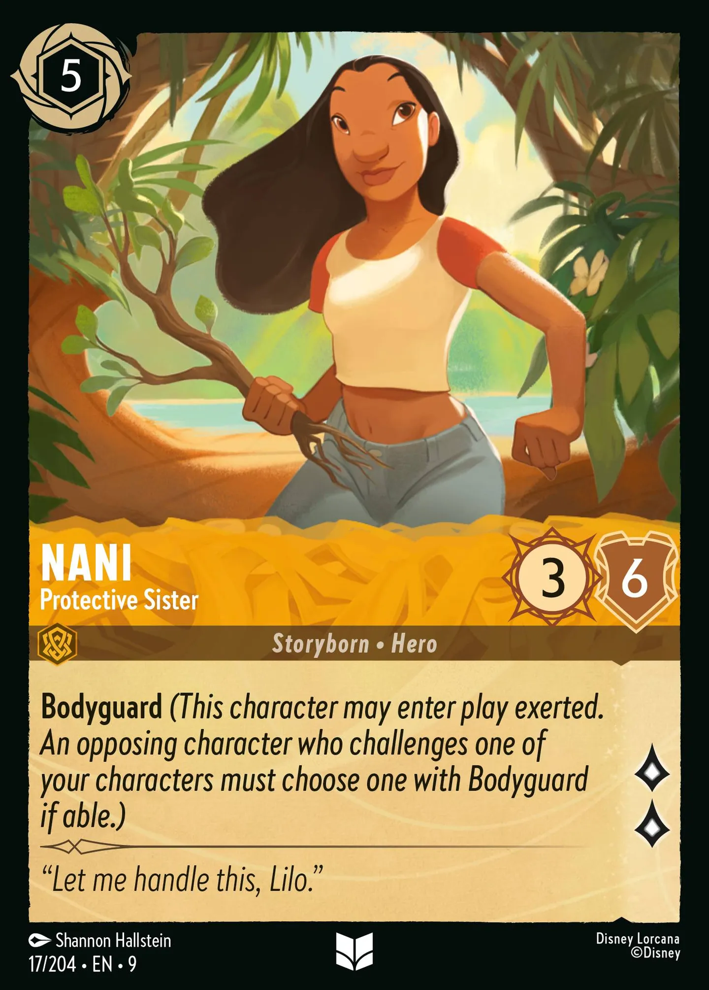 Nani - Protective Sister — Fabled — Lorcana