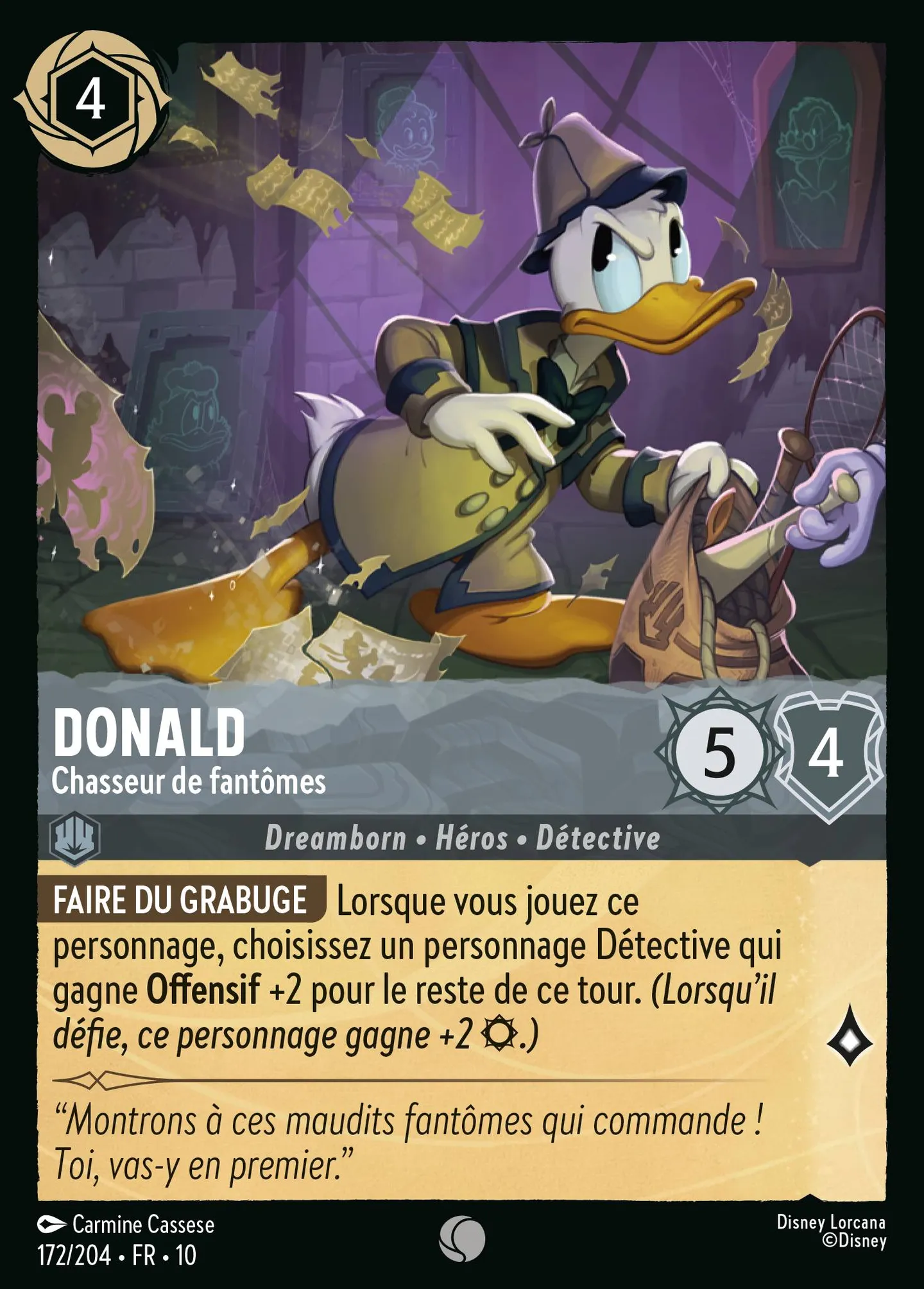 Donald - Chasseur de fantômes — Whispers in the Well — Lorcana