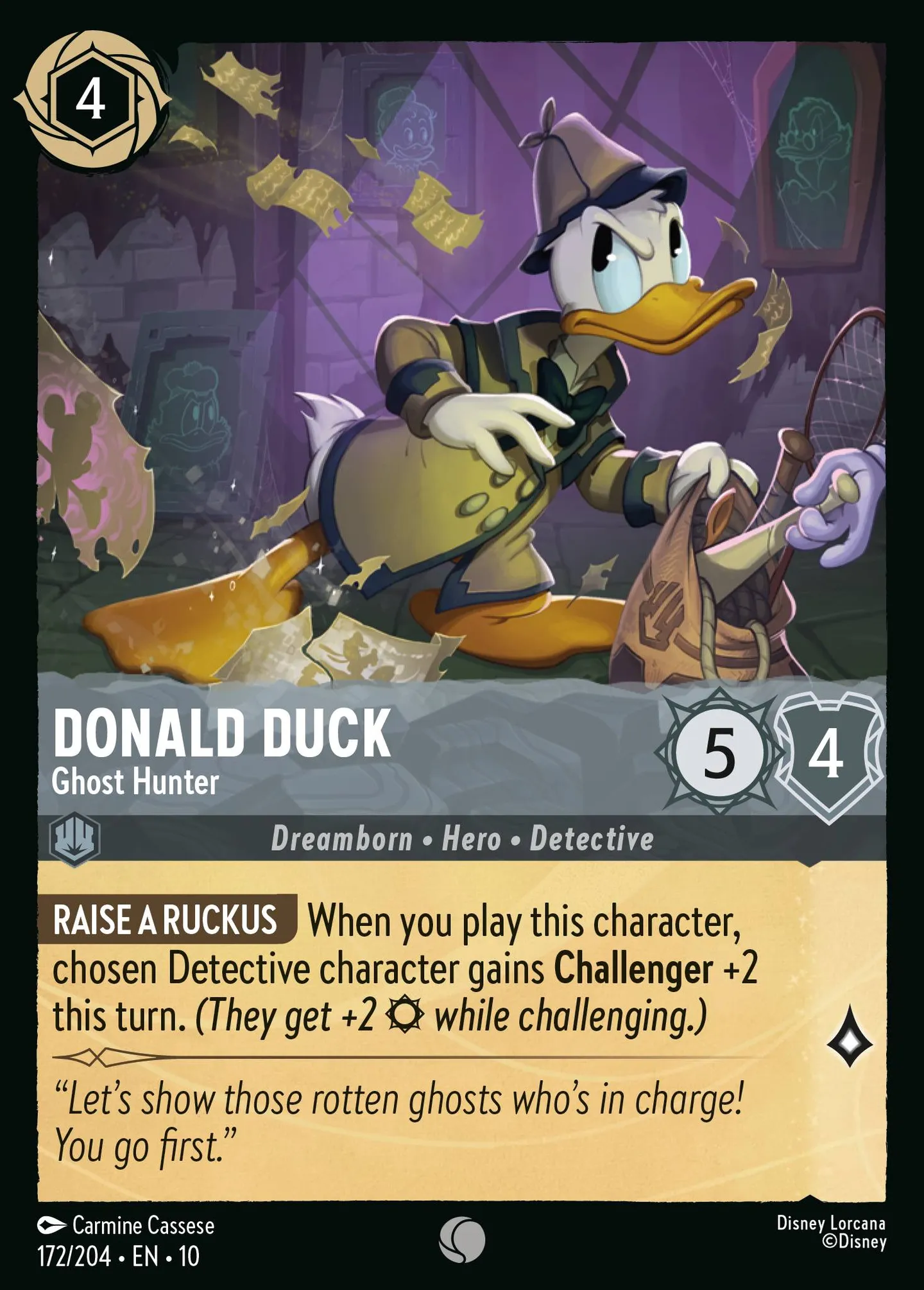 Donald - Chasseur de fantômes — Whispers in the Well — Lorcana