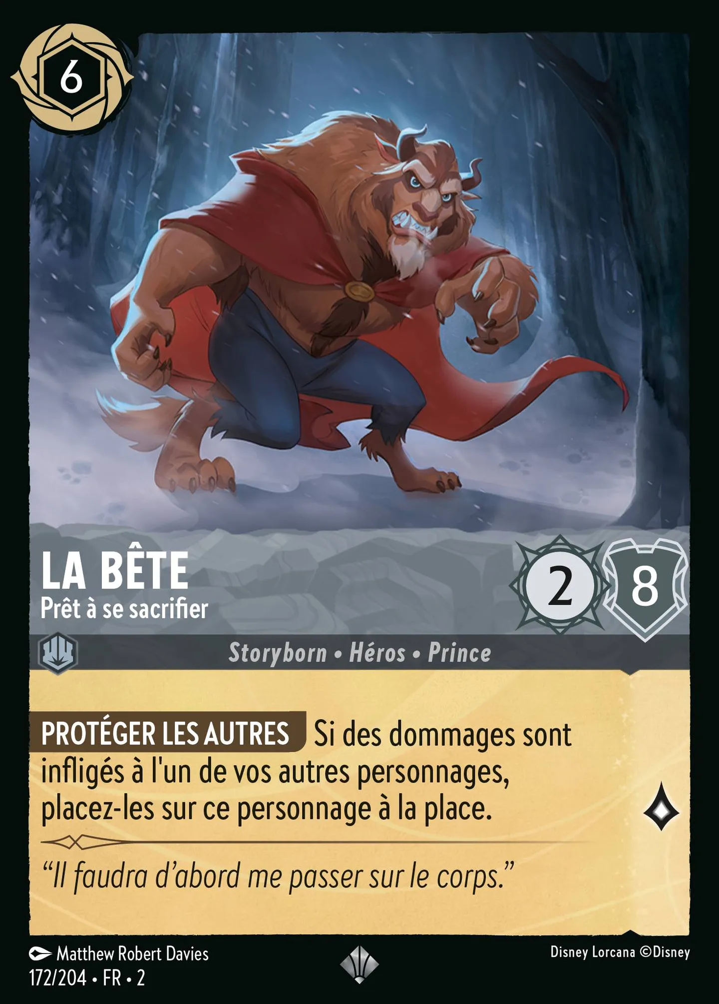 La Bête - Prêt à se sacrifier — Rise of the Floodborn — Lorcana