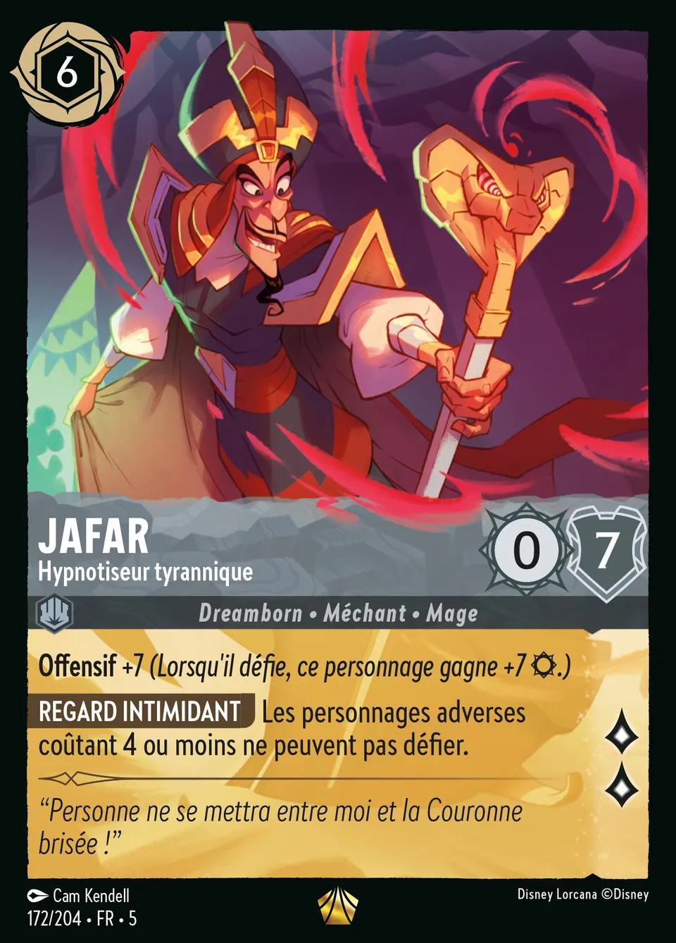 Jafar - Hypnotiseur tyrannique from Shimmering Skies - Lorcana