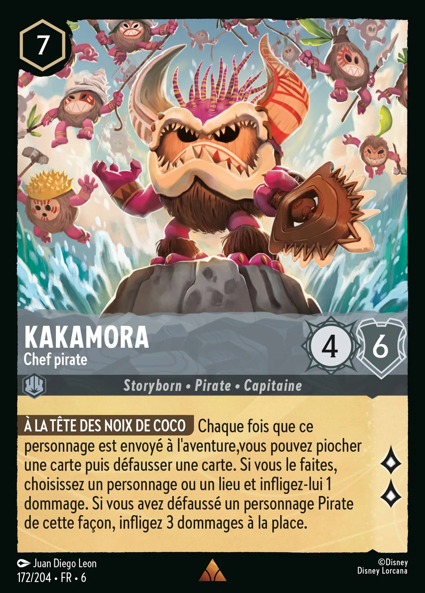Kakamora - Chef pirate — Azurite Sea — Lorcana