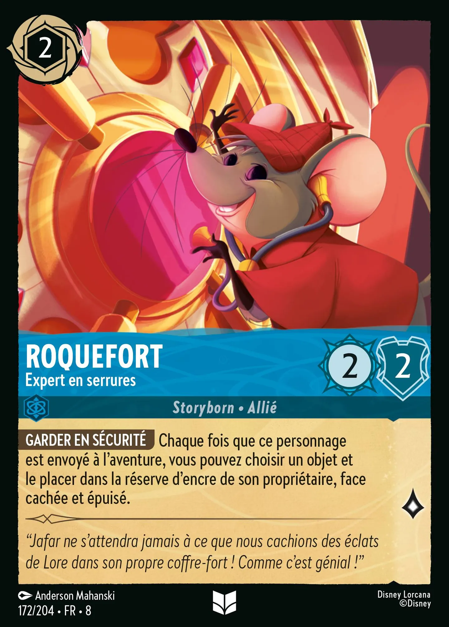Roquefort - Expert en serrures — The Reign of Jafar — Lorcana