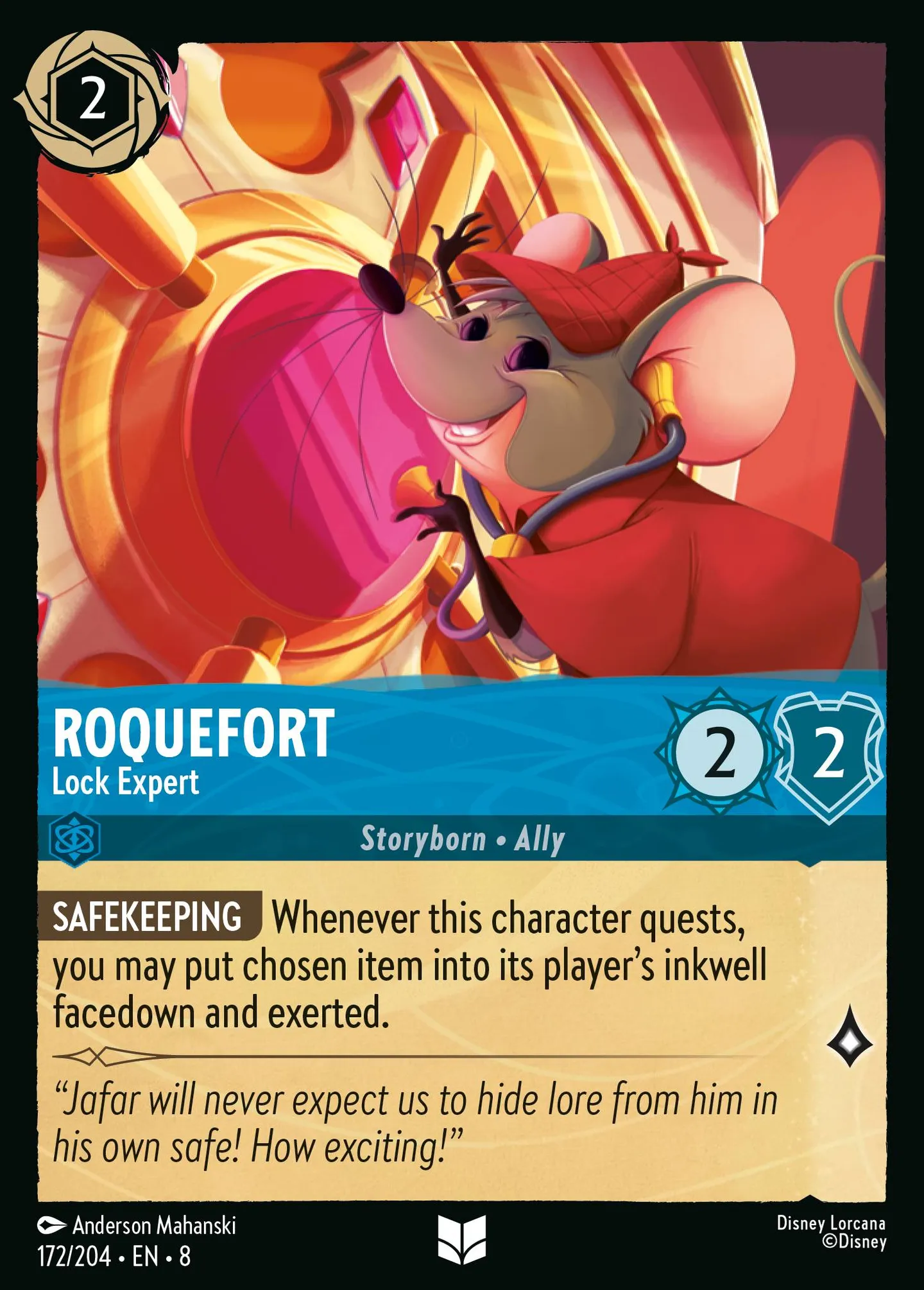 Roquefort - Expert en serrures — The Reign of Jafar — Lorcana