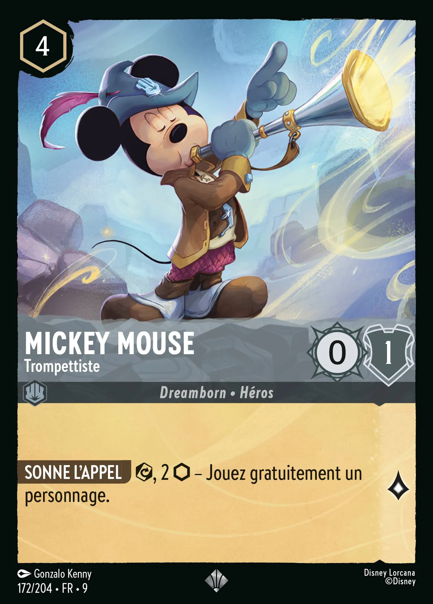 Mickey Mouse - Trompettiste — Fabled — Lorcana