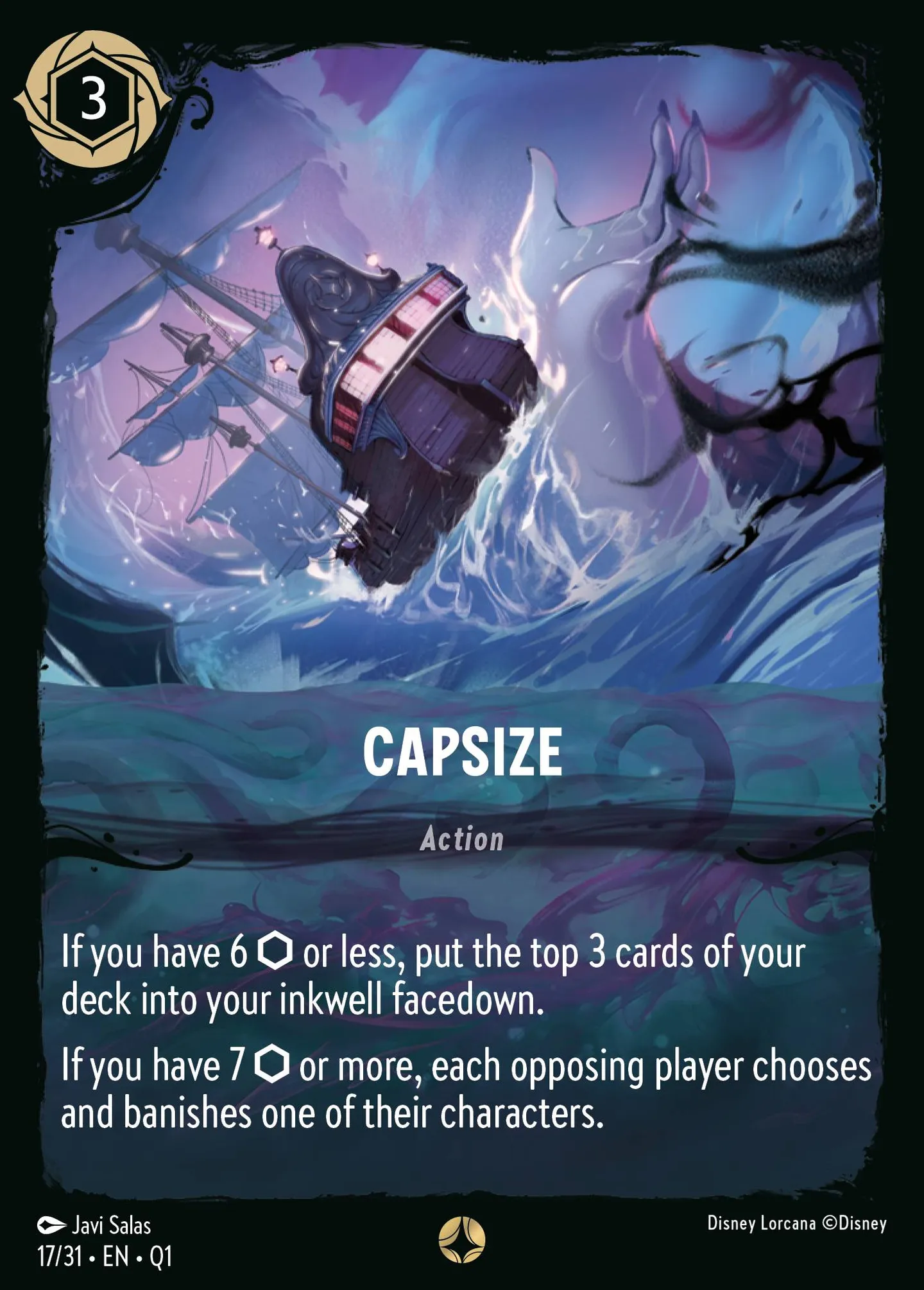 Capsize — Illumineer's Quest: Deep Trouble — Lorcana