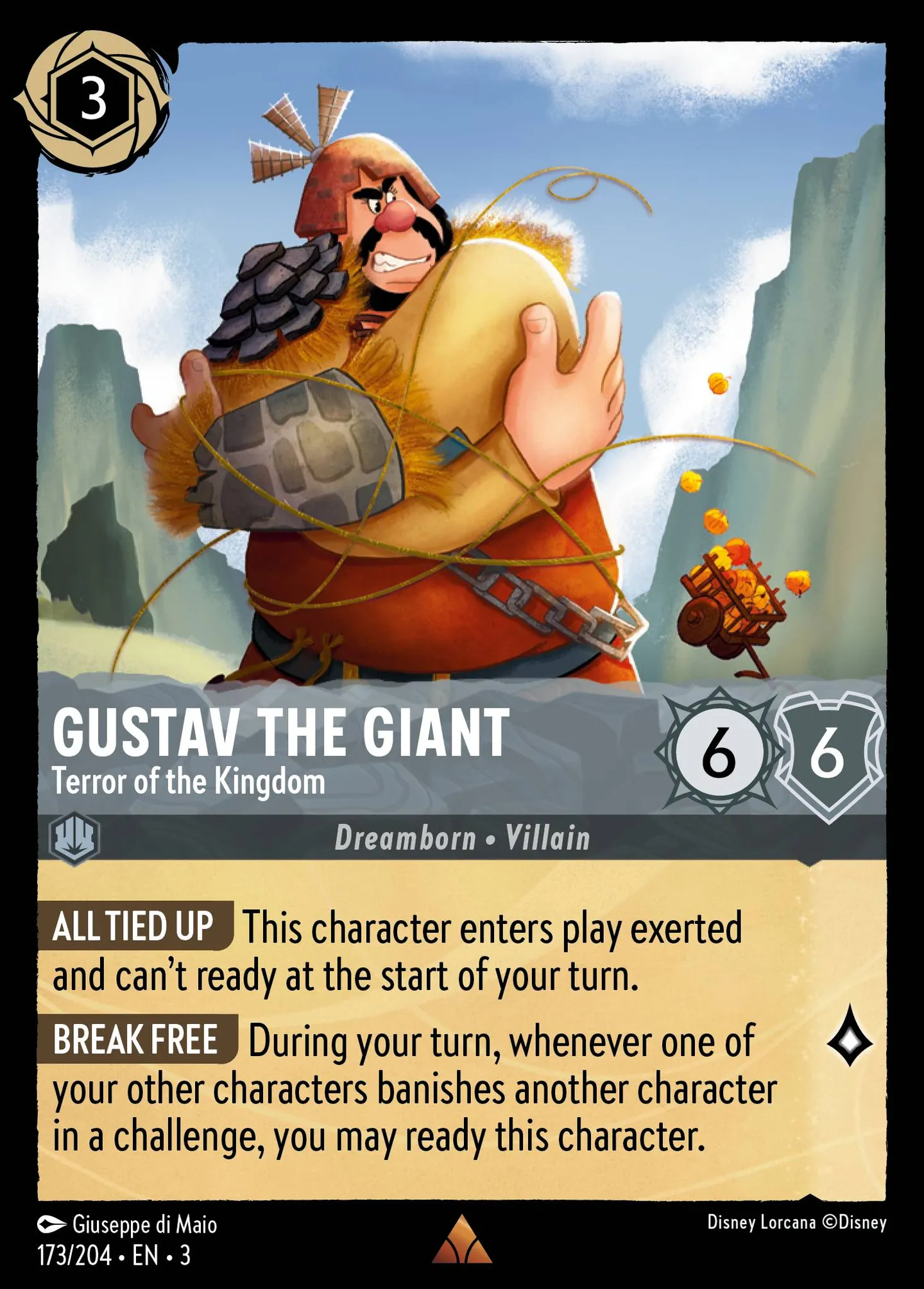 Gustav the Giant - Terror of the Kingdom — Into the Inklands — Lorcana