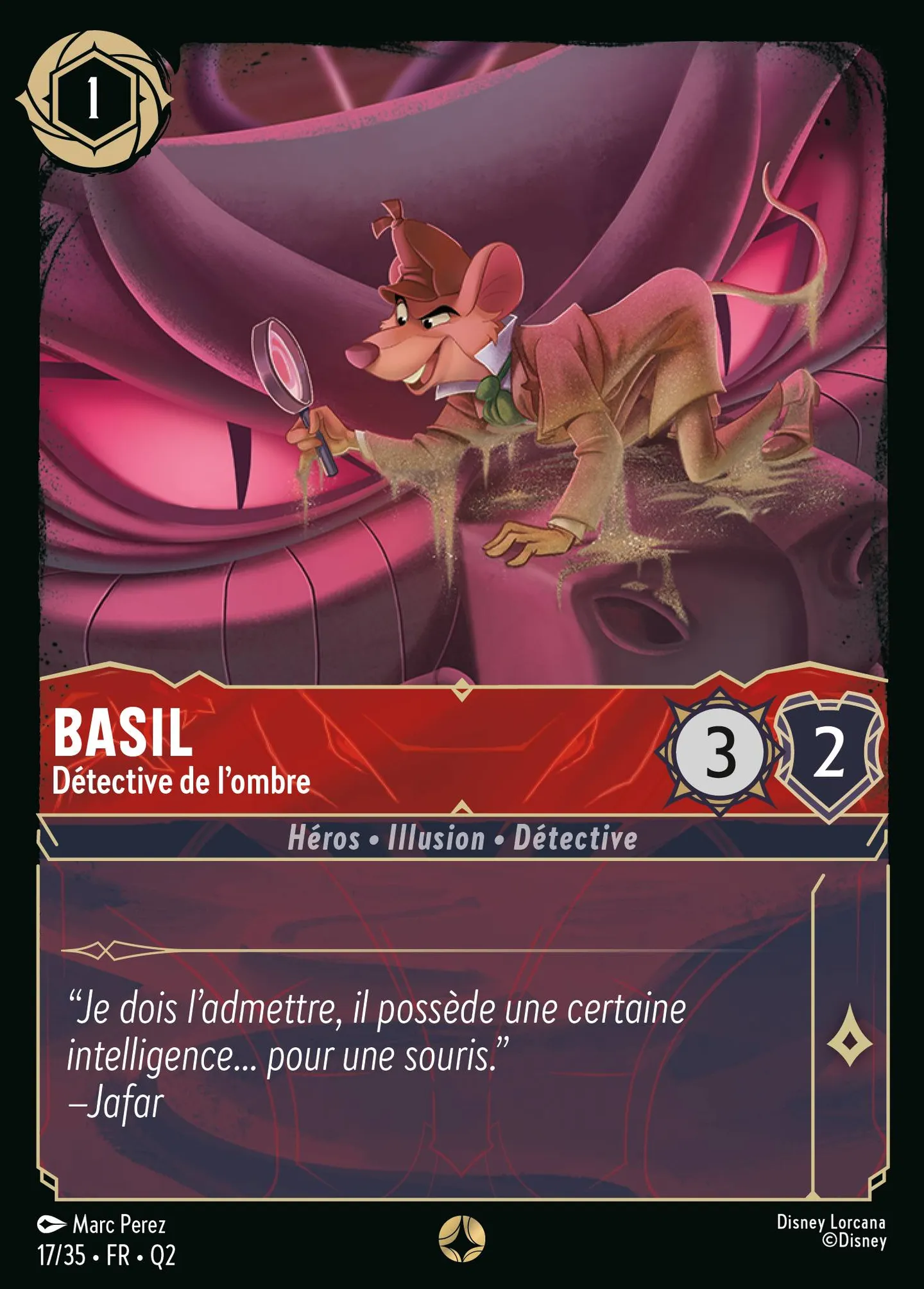Basil - Détective de l'ombre — Illumineer's Quest: Palace Heist — Lorcana