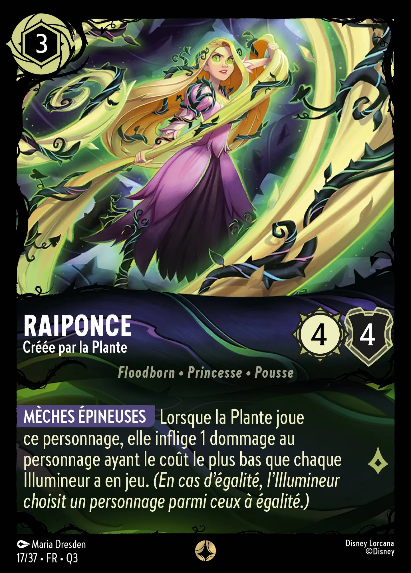 Raiponce - Créée par la Plante — Illumineer's Quest: The Great Hunny Rescue — Lorcana