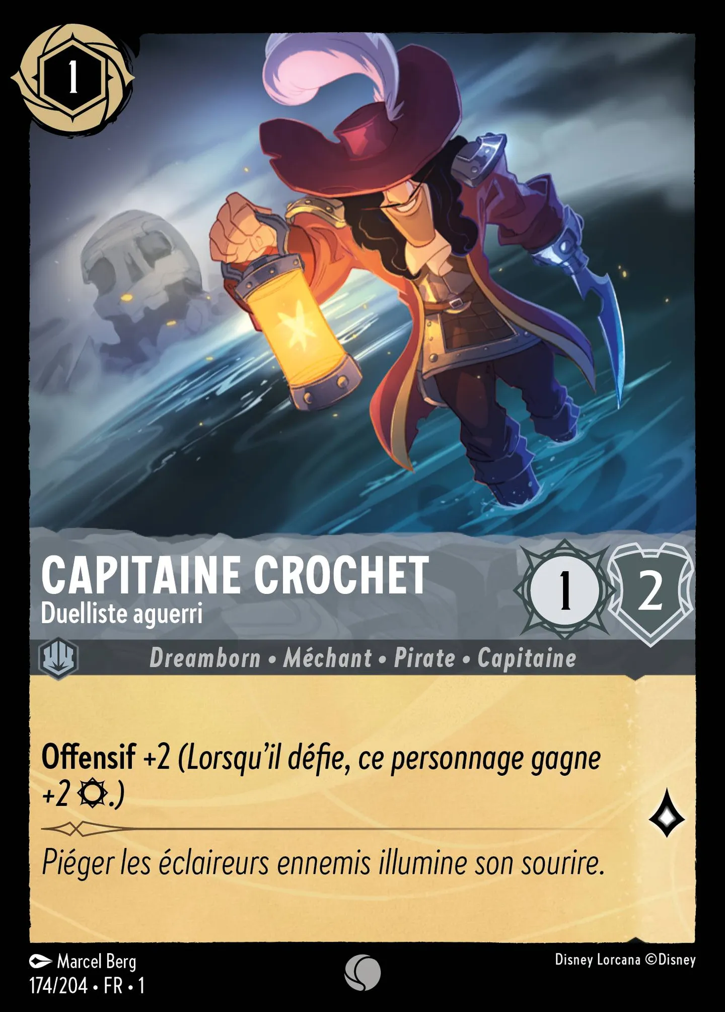 Capitaine Crochet - Duelliste aguerri — The First Chapter — Lorcana