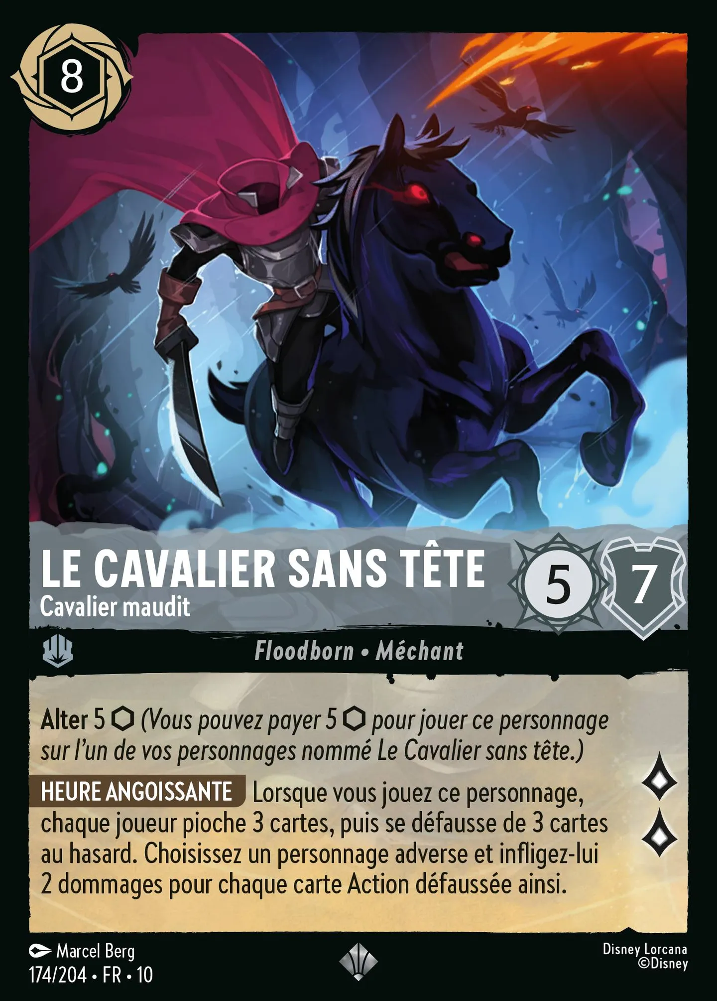 Le Cavalier sans tête - Cavalier maudit — Whispers in the Well — Lorcana