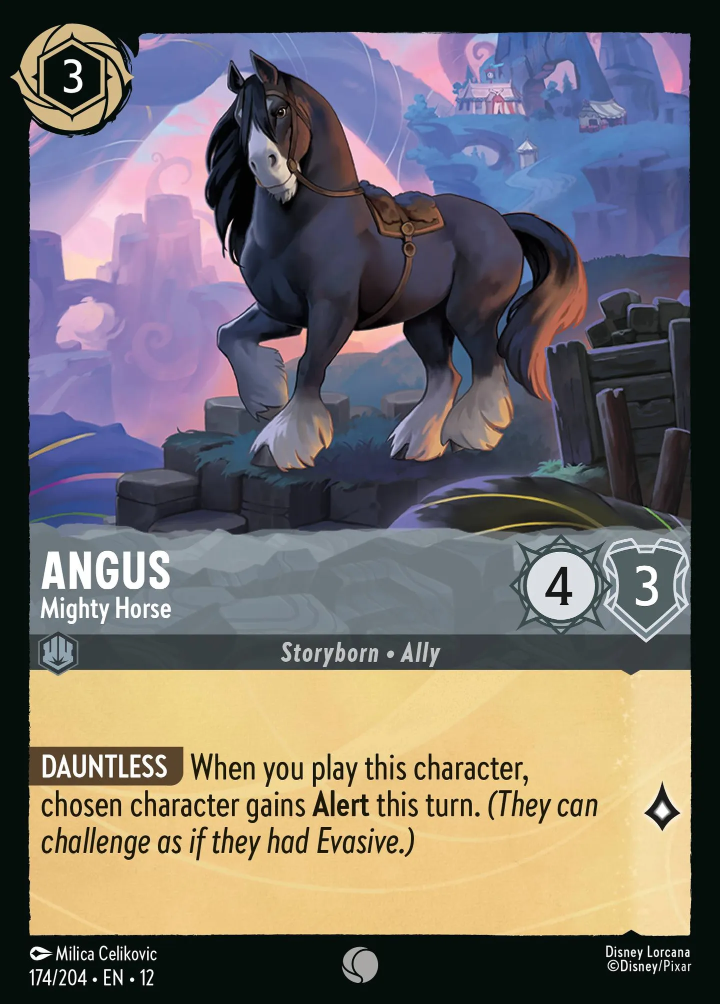 Angus - Mighty Horse — Wilds Unknown — Lorcana