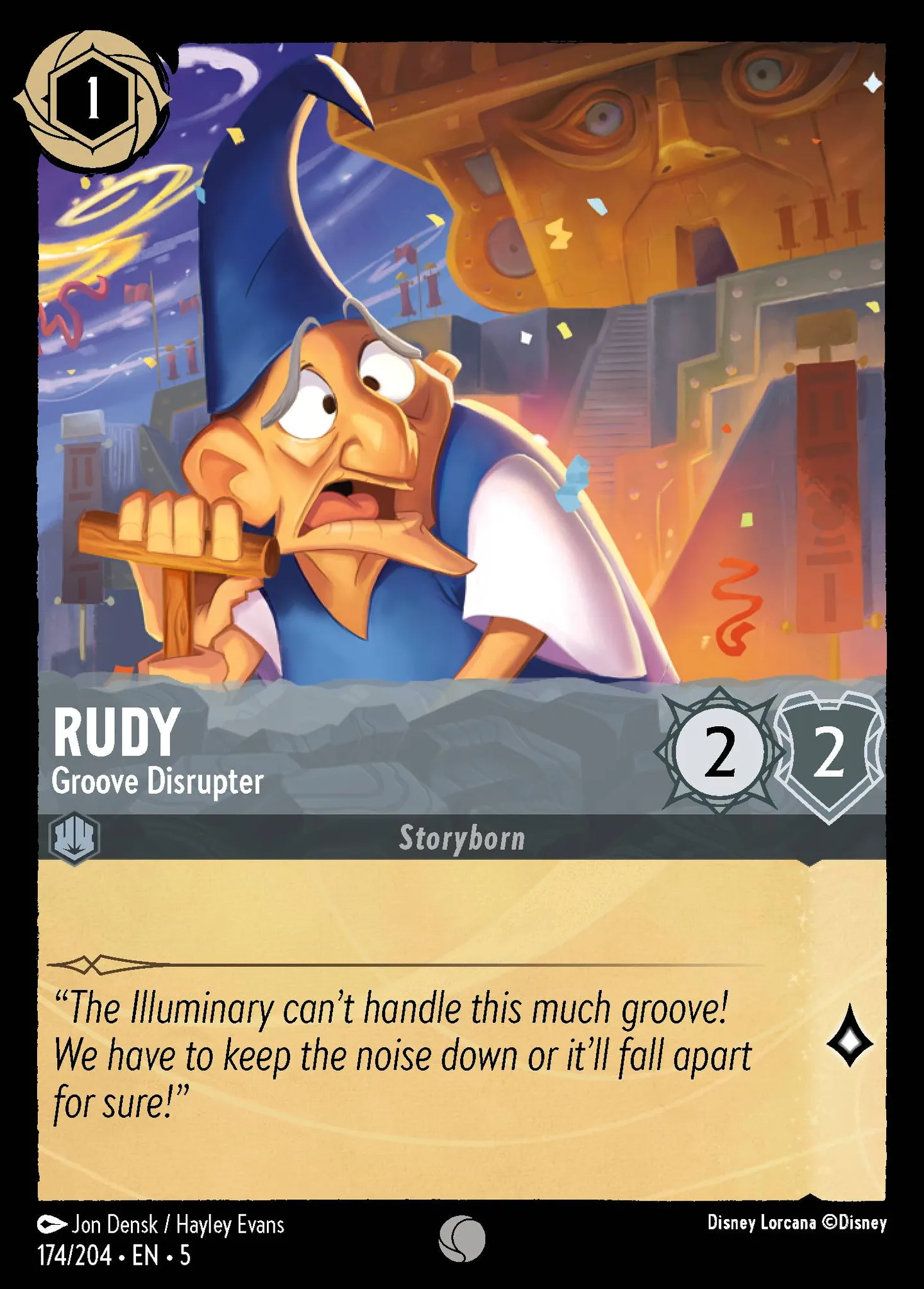 Rudy - Groove Disrupter — Shimmering Skies — Lorcana