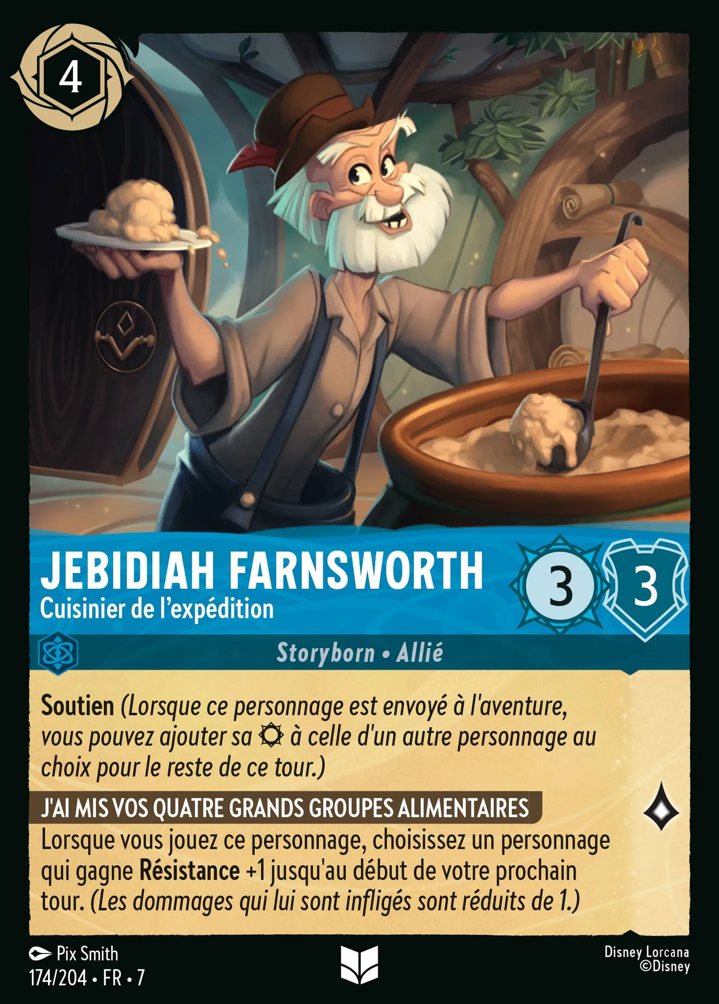 Jebidiah Farnsworth - Cuisinier de l'expédition — Archazia's Island — Lorcana