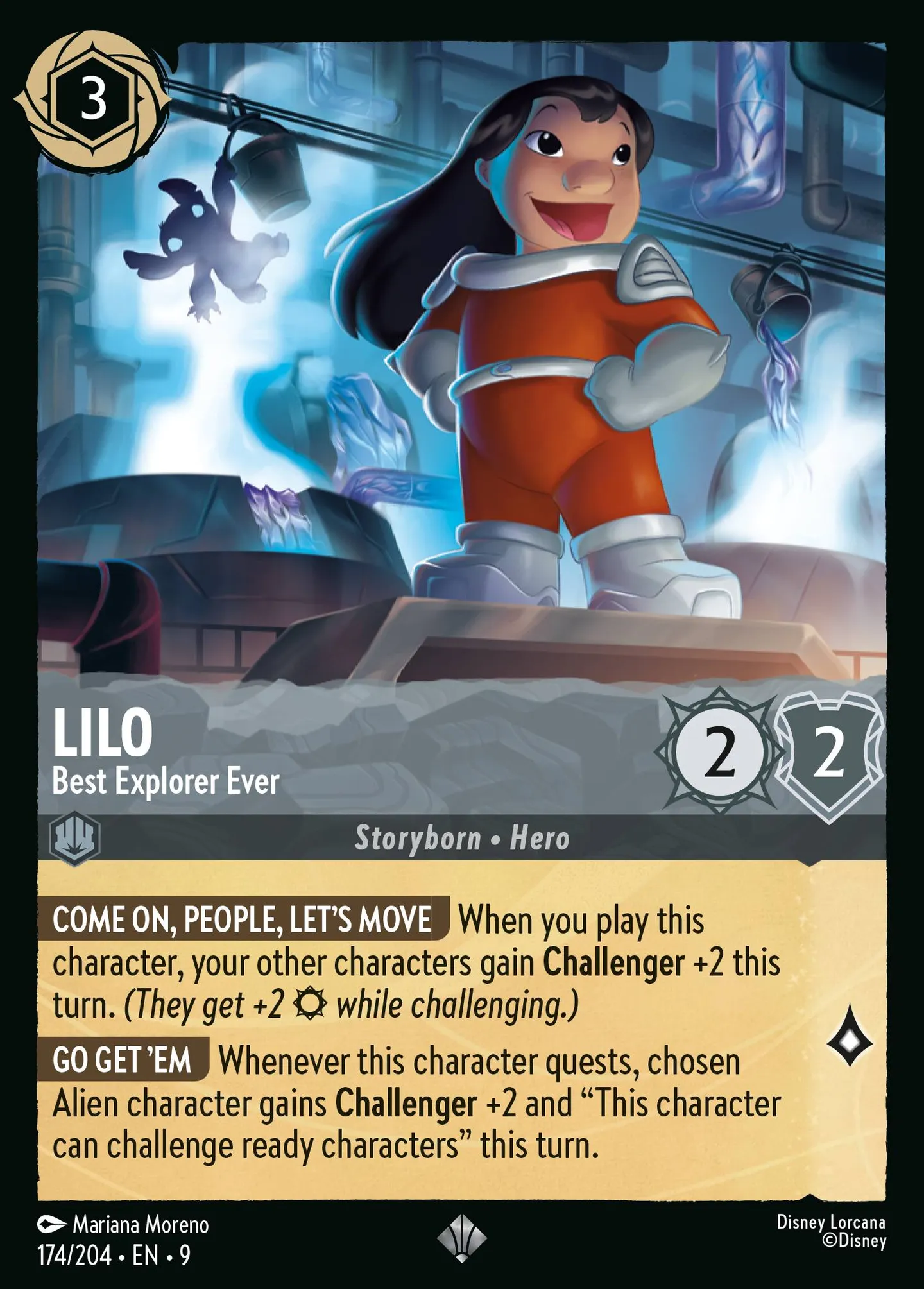 Lilo - Best Explorer Ever — Fabled — Lorcana