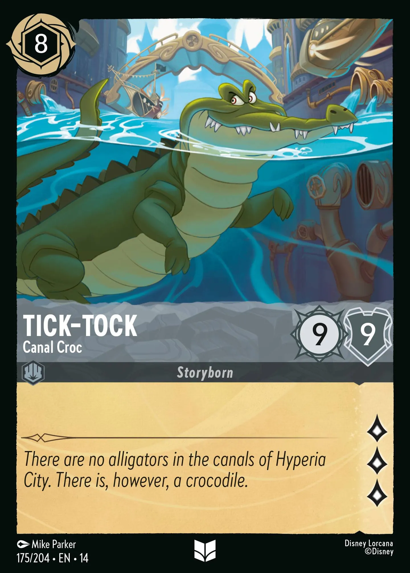 Tick-Tock - Canal Croc — Hyperia City — Lorcana
