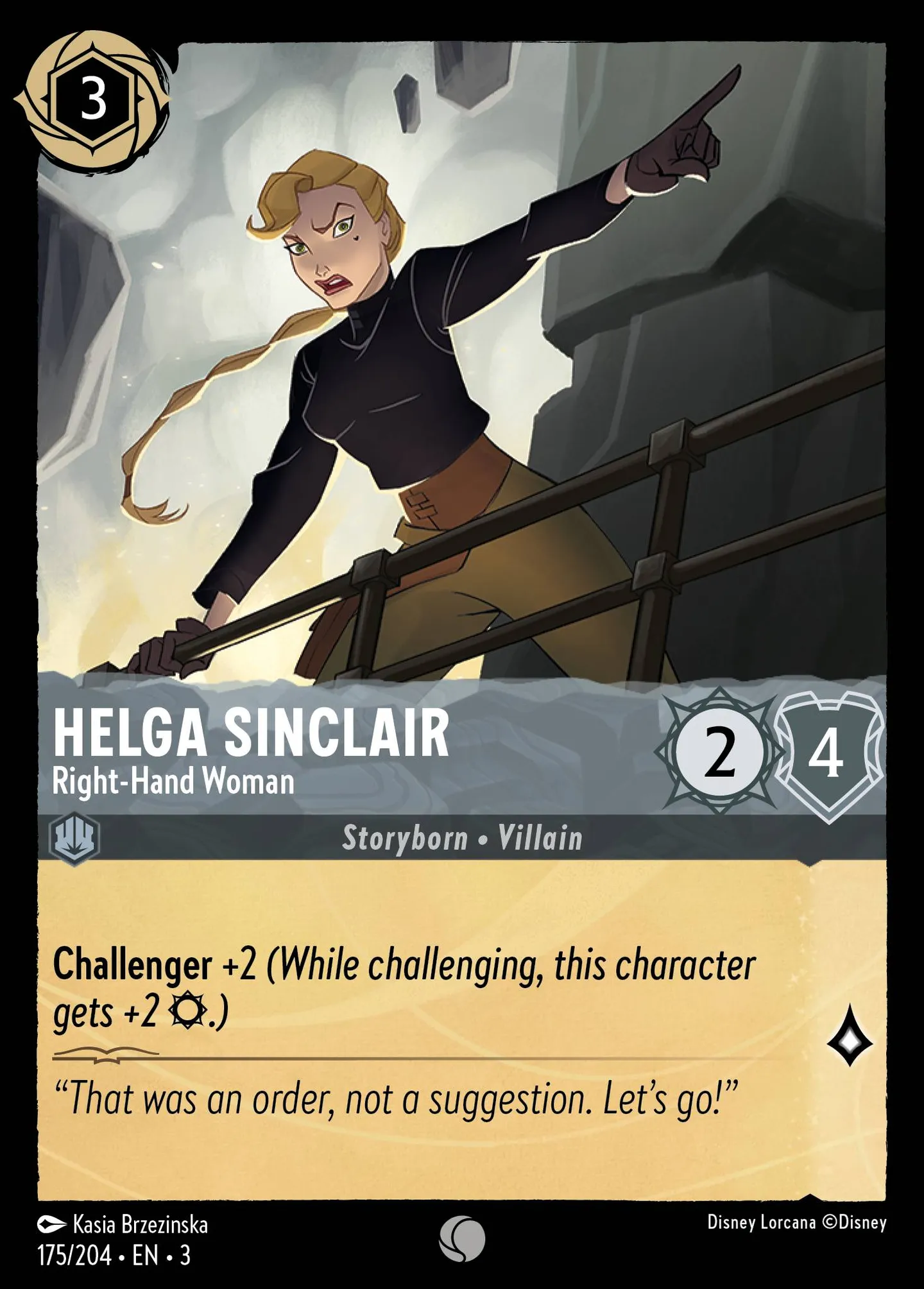 Helga Sinclair - Right-Hand Woman — Into the Inklands — Lorcana