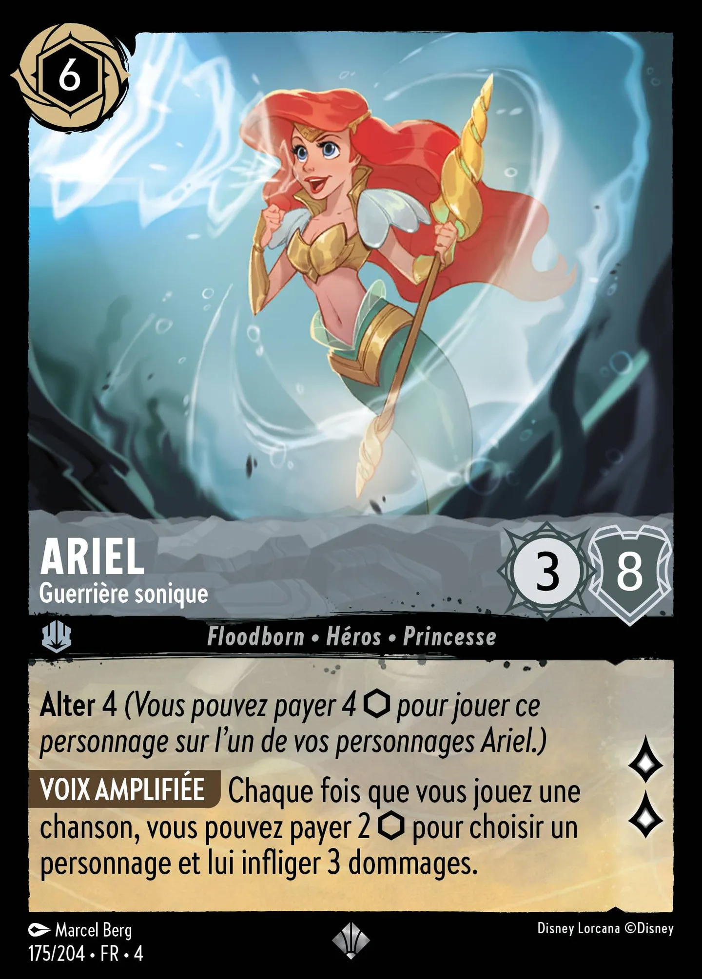 Ariel - Guerrière sonique — Ursula's Return — Lorcana