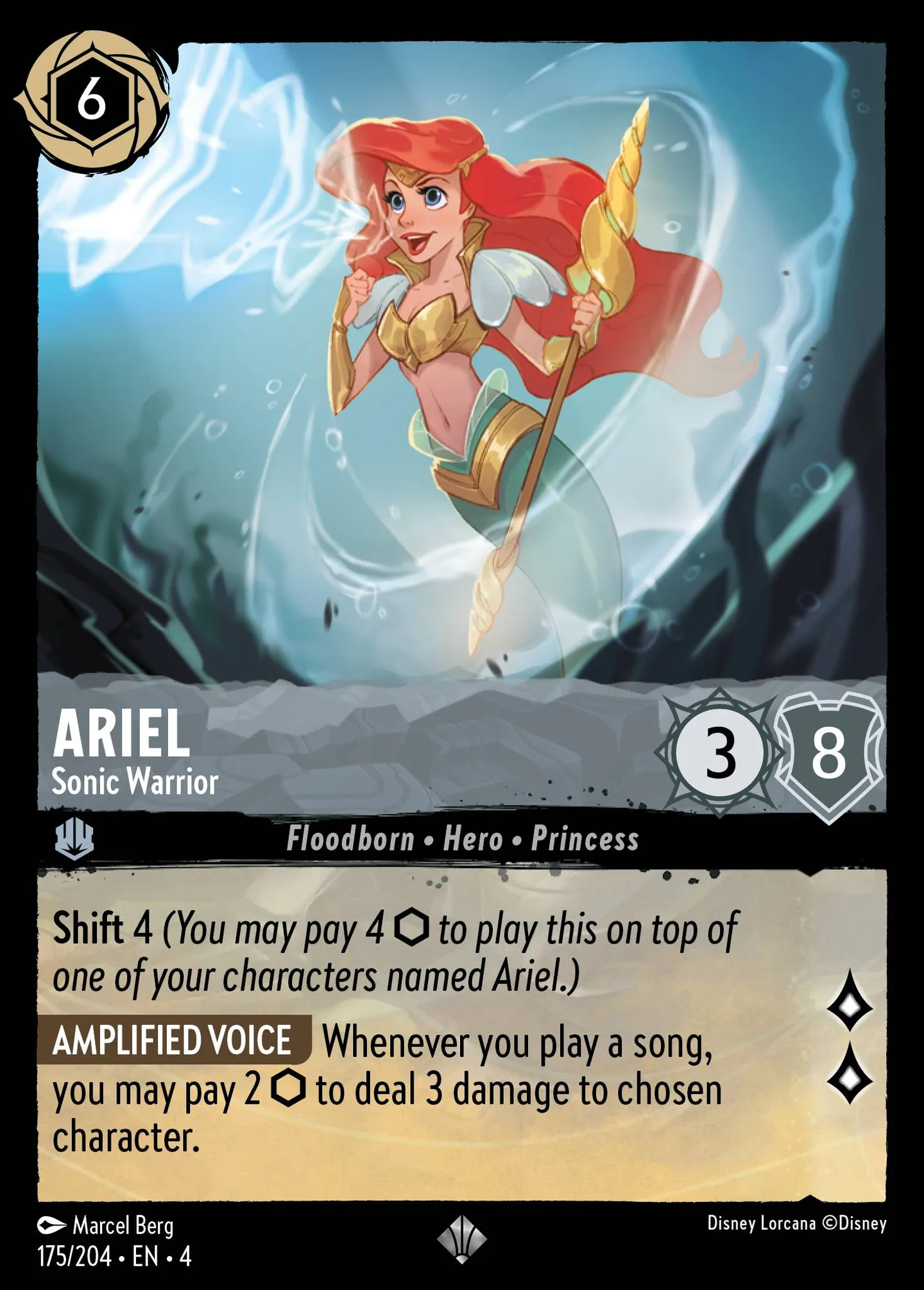 Ariel - Guerrière sonique — Ursula's Return — Lorcana