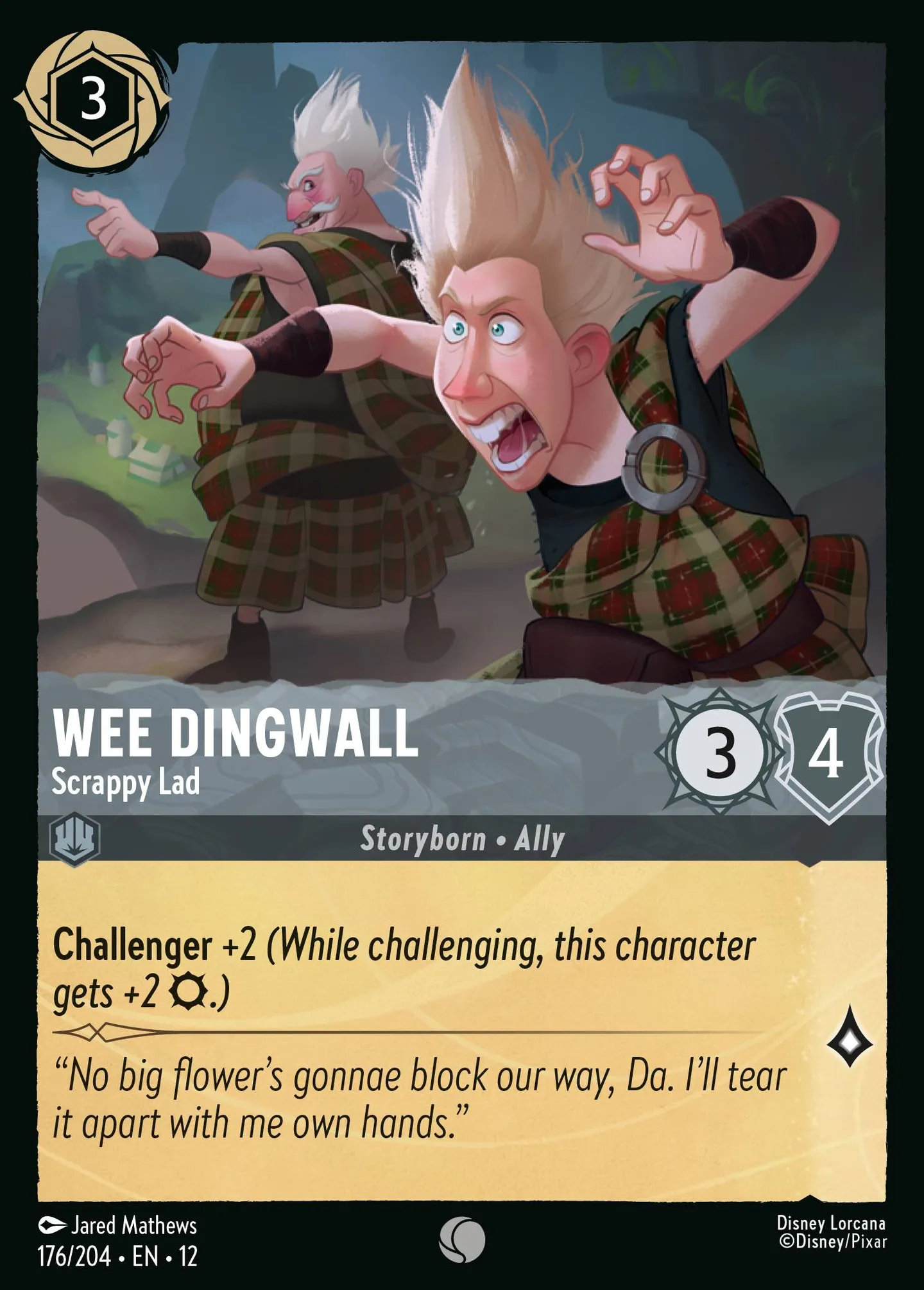 Wee Dingwall - Scrappy Lad — Wilds Unknown — Lorcana