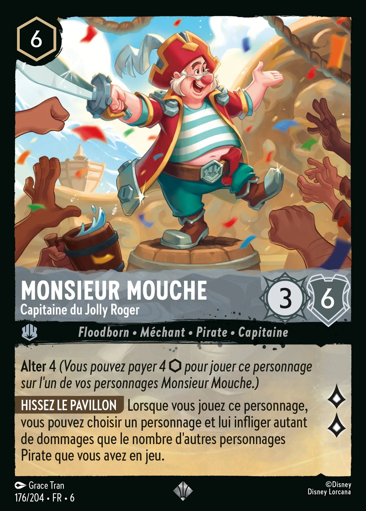 Monsieur Mouche - Capitaine du Jolly Roger — Azurite Sea — Lorcana