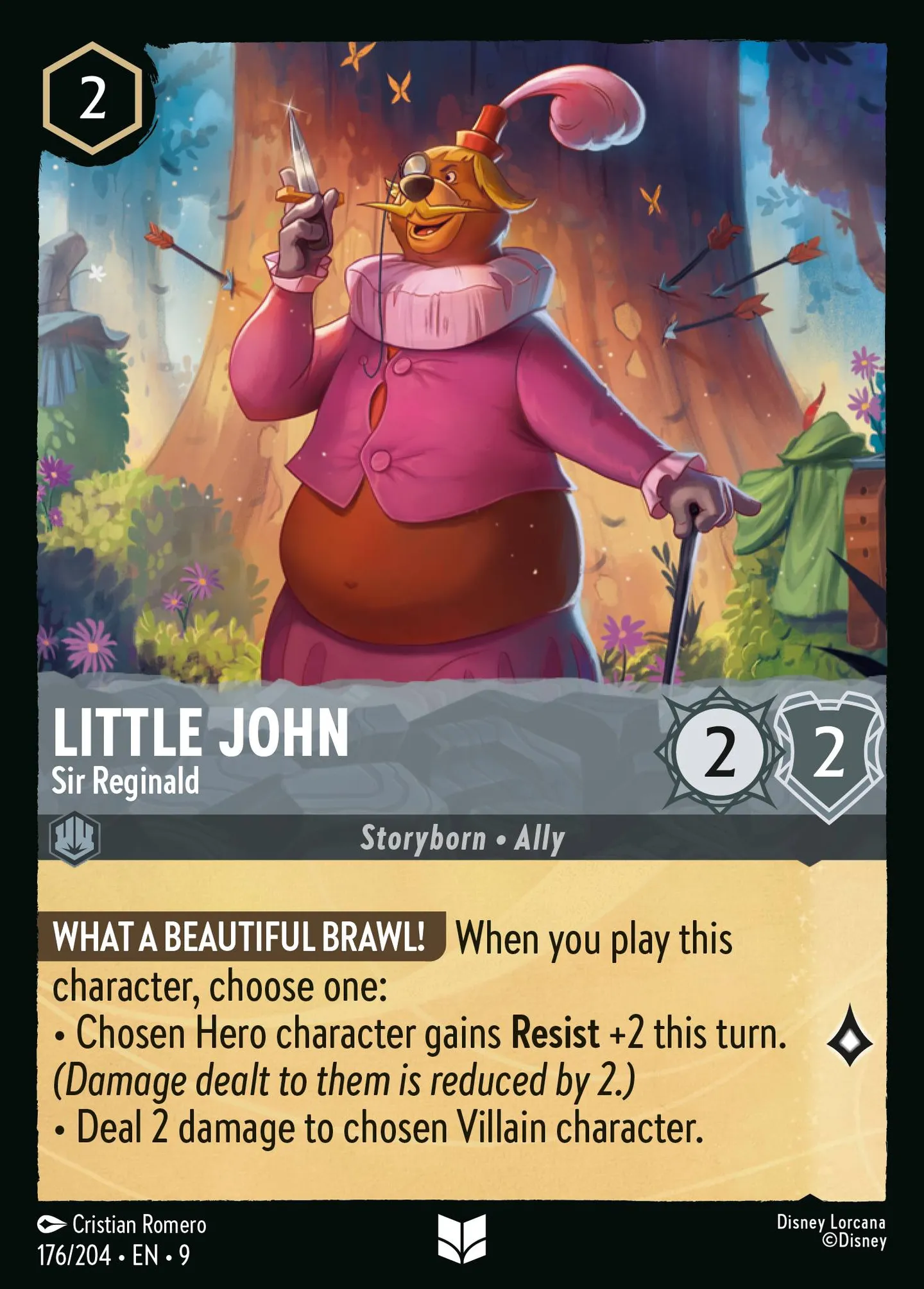 Petit Jean - Sir Reginald — Fabled — Lorcana