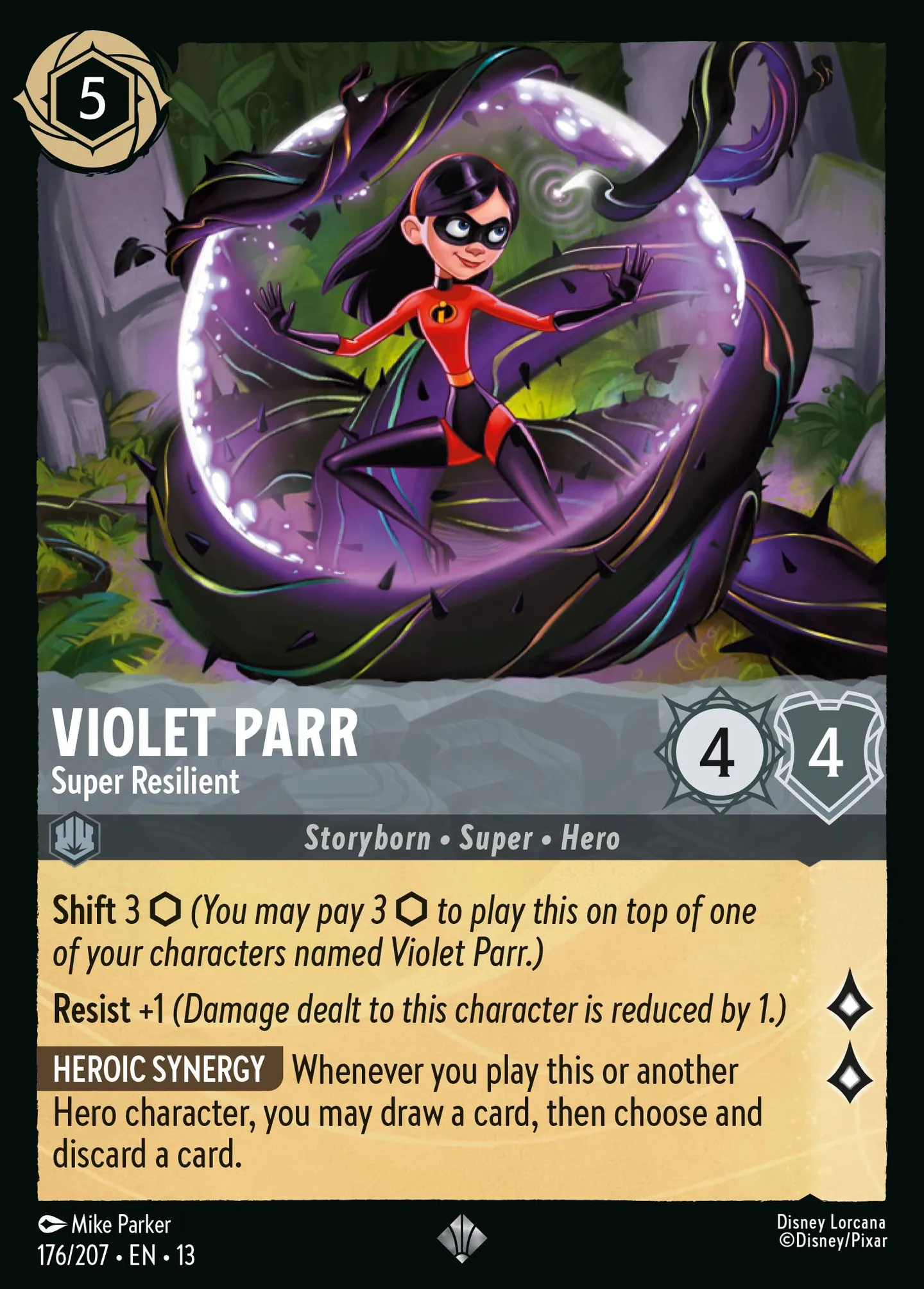 Violette Parr - Super résiliente — Attack of the Vine! — Lorcana