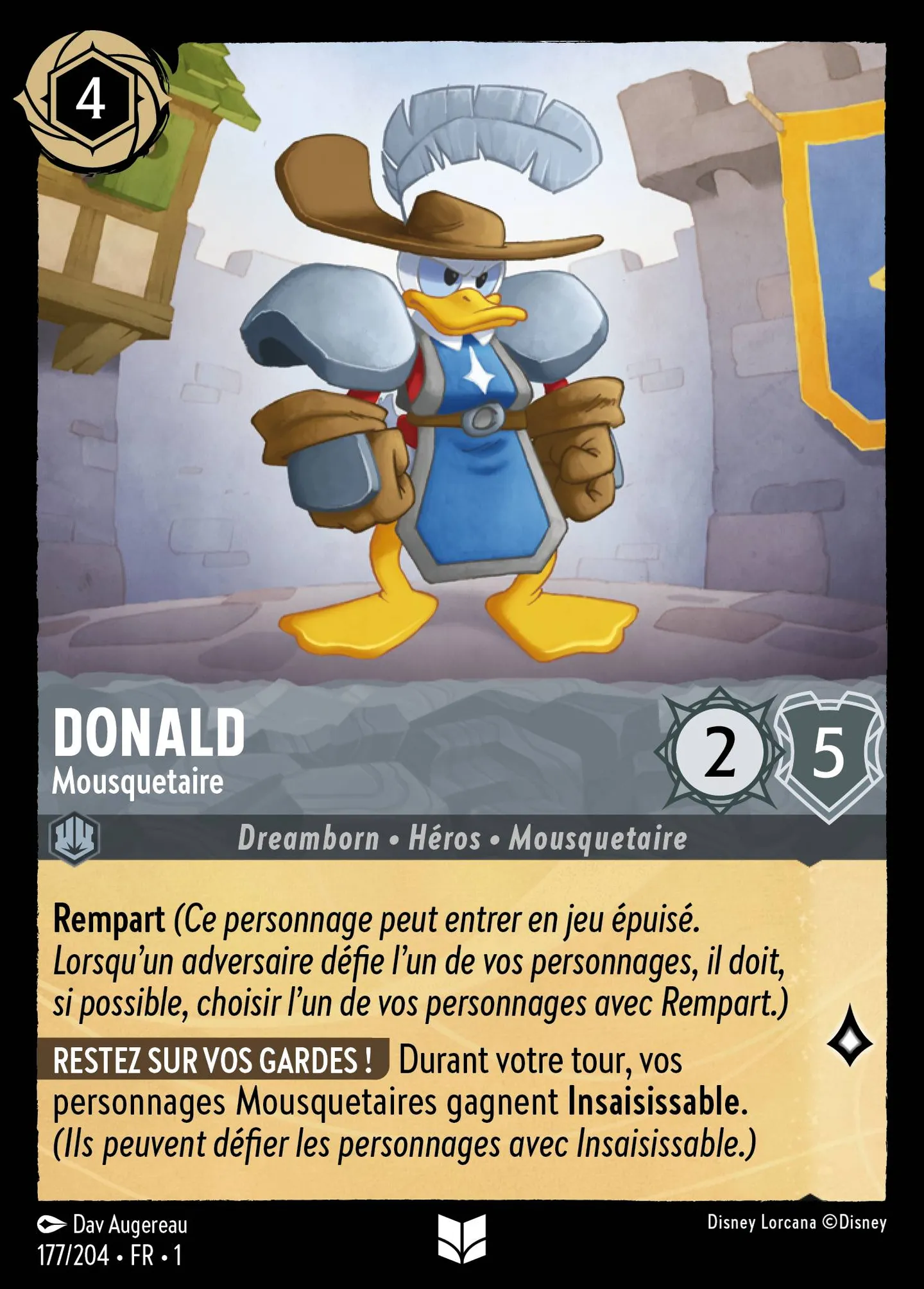 Donald - Mousquetaire — The First Chapter — Lorcana