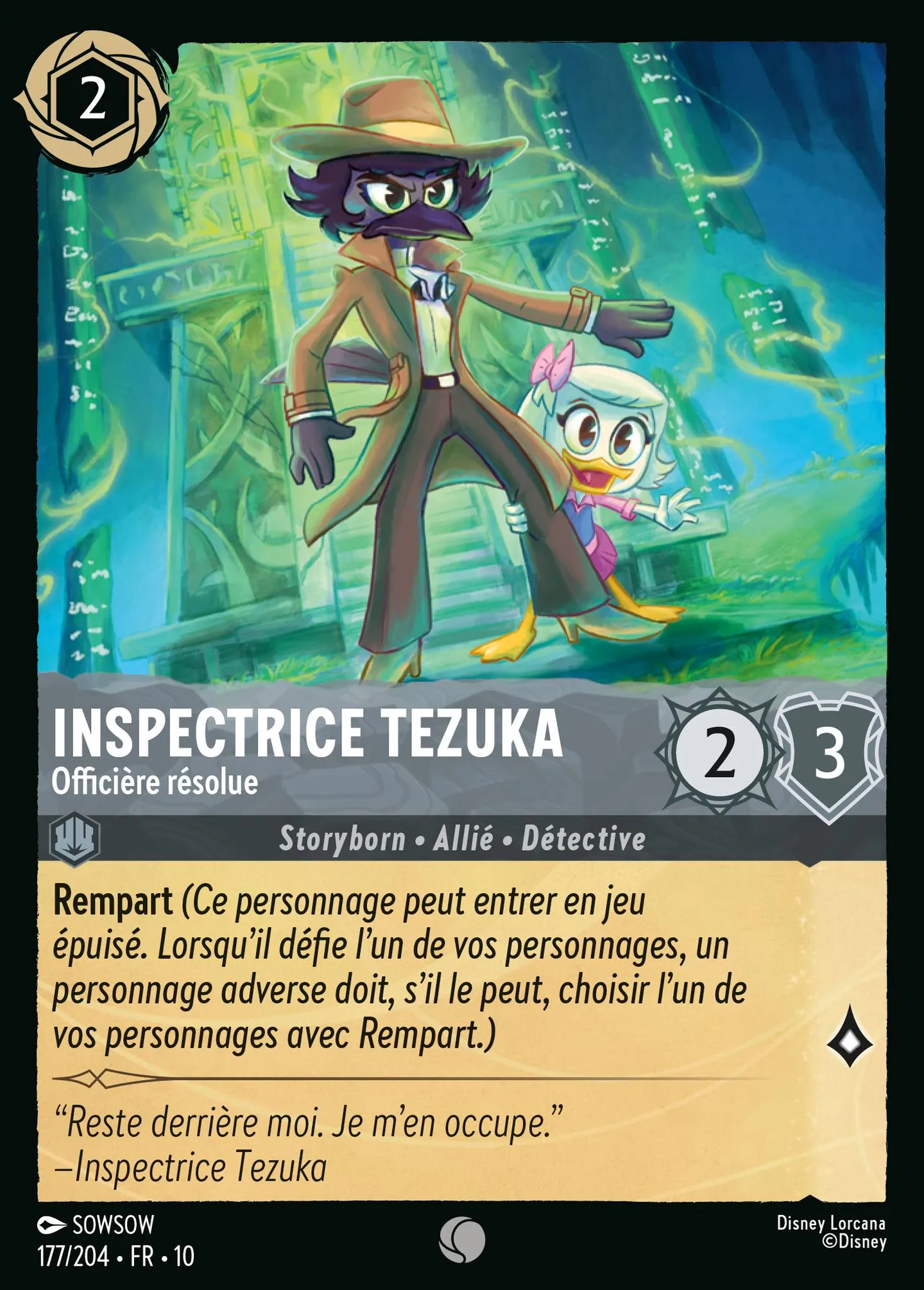 Inspectrice Tezuka - Officière résolue — Whispers in the Well — Lorcana