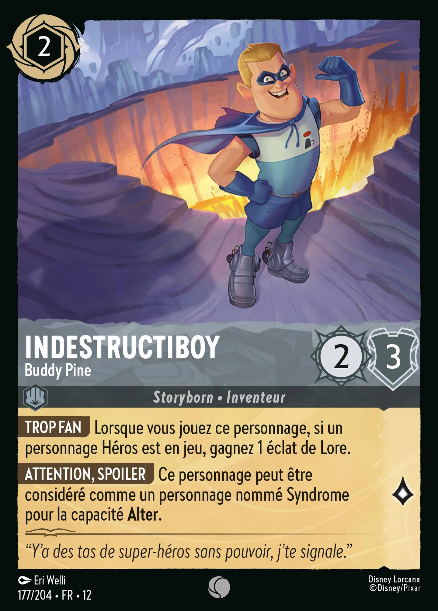 Indestructiboy - Buddy Pine — Wilds Unknown — Lorcana