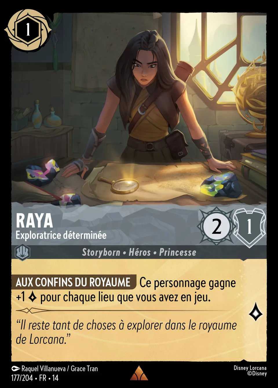 Raya - Exploratrice déterminée from Hyperia City - Lorcana