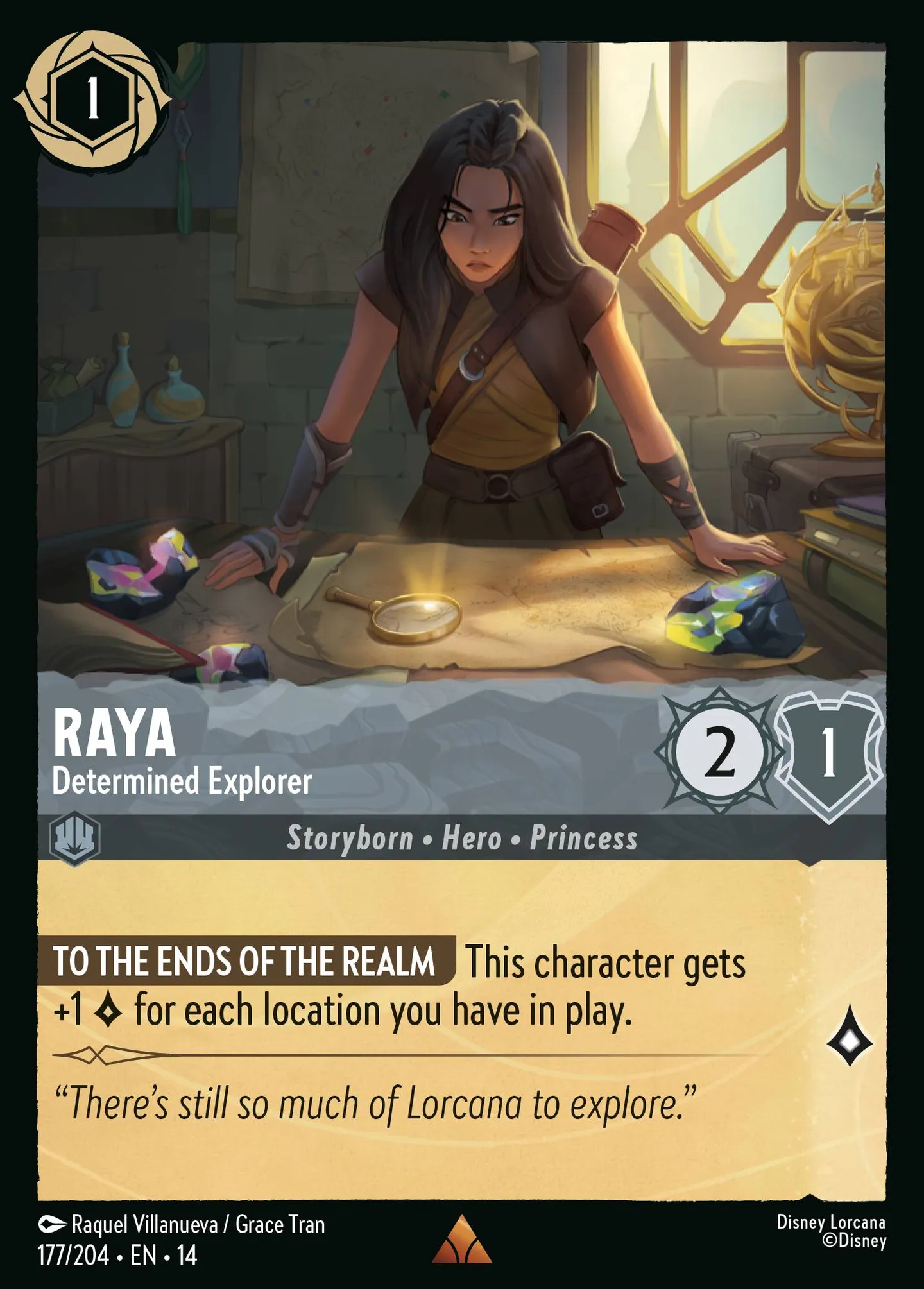 Raya - Determined Explorer — Hyperia City — Lorcana