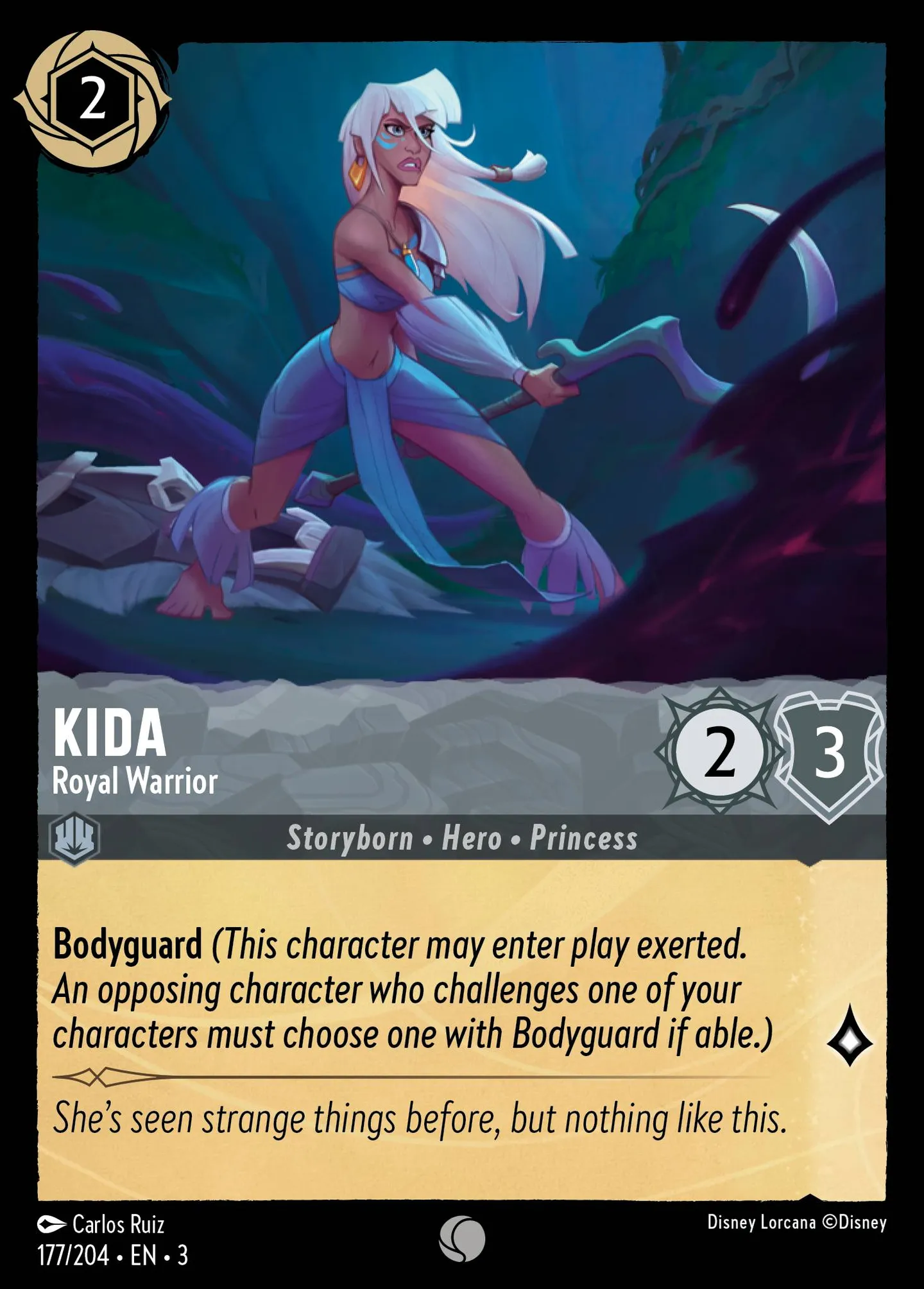 Kida - Royal Warrior — Into the Inklands — Lorcana