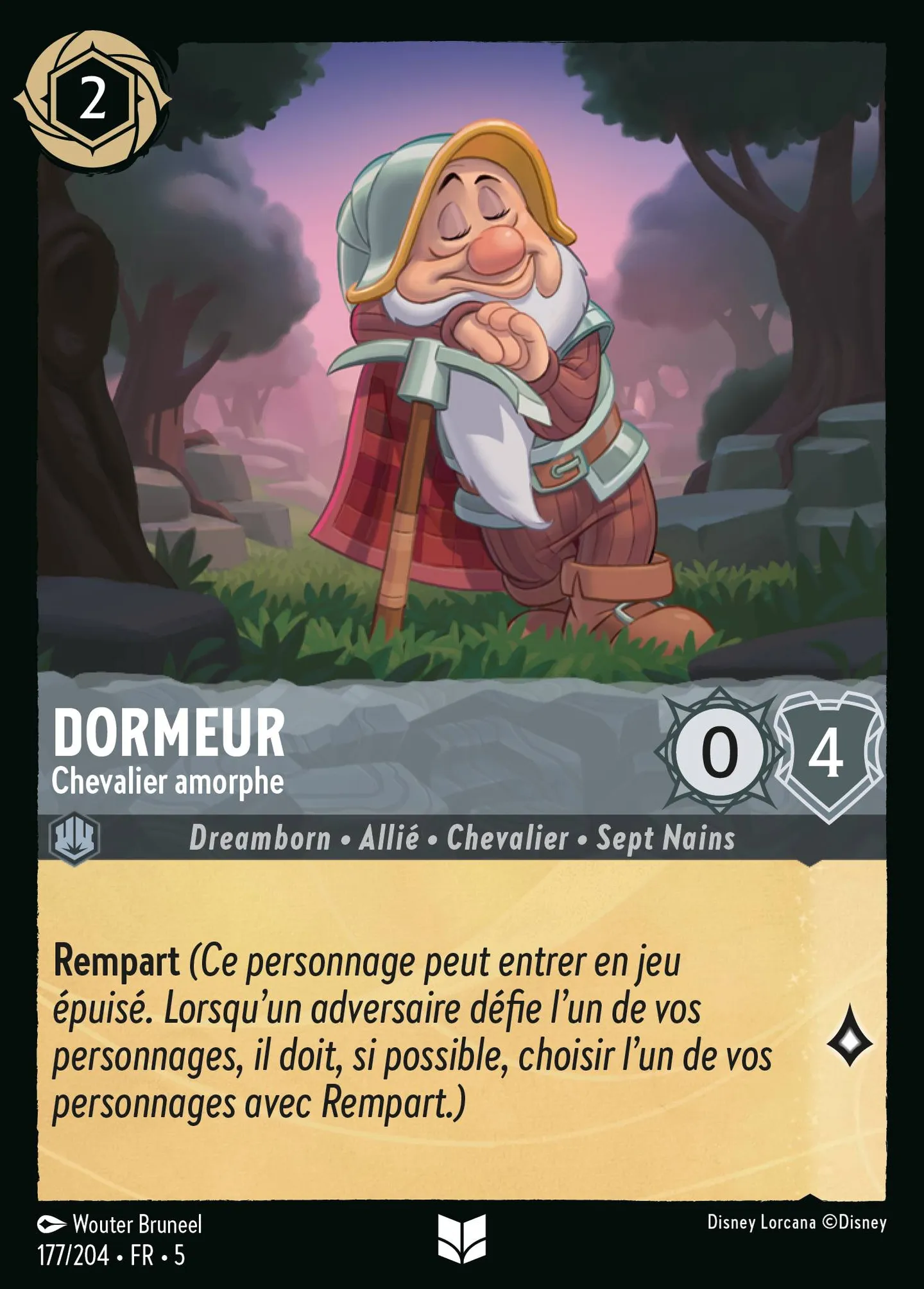 Dormeur - Chevalier amorphe — Shimmering Skies — Lorcana