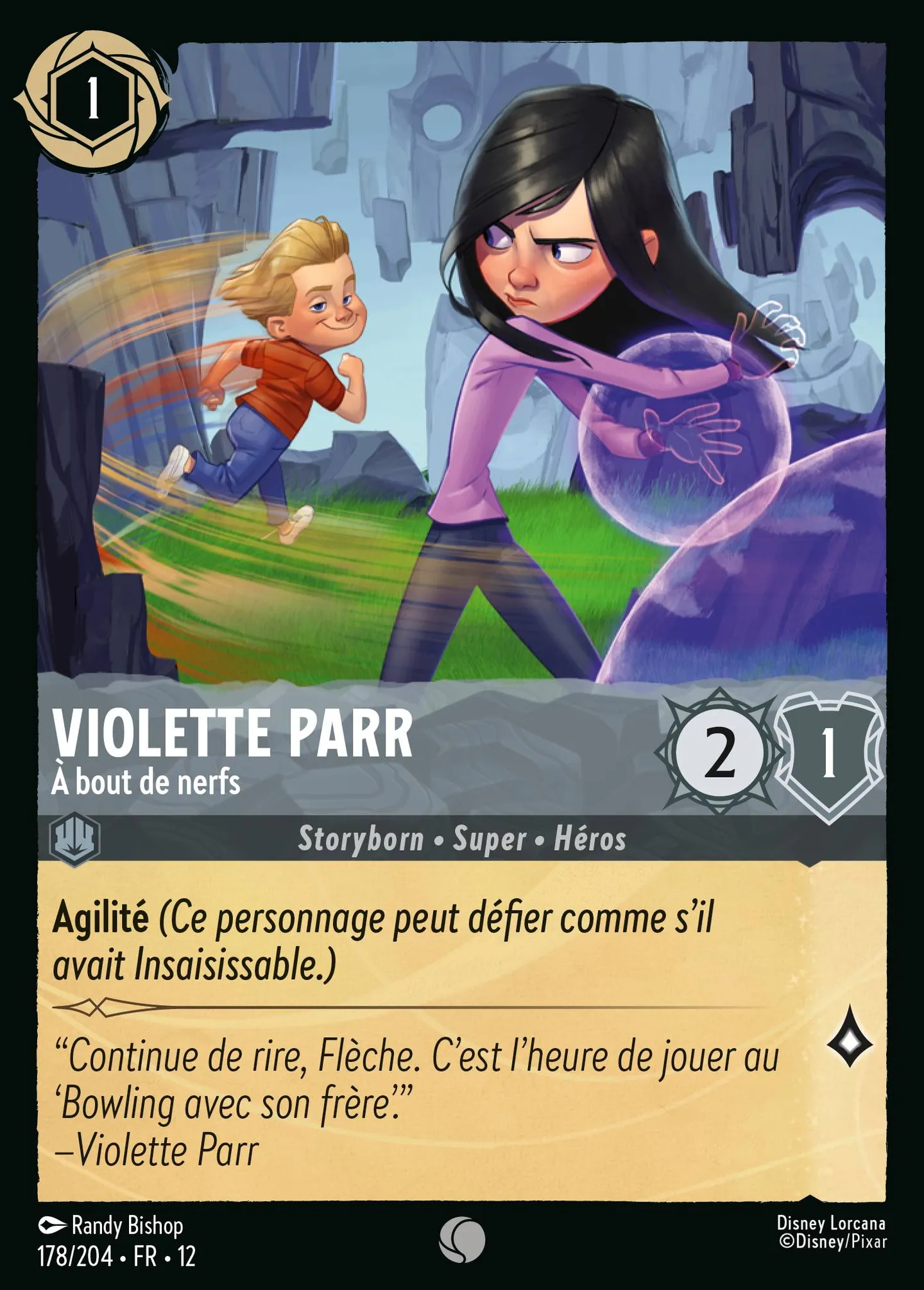 Violette Parr - À bout de nerfs — Wilds Unknown — Lorcana