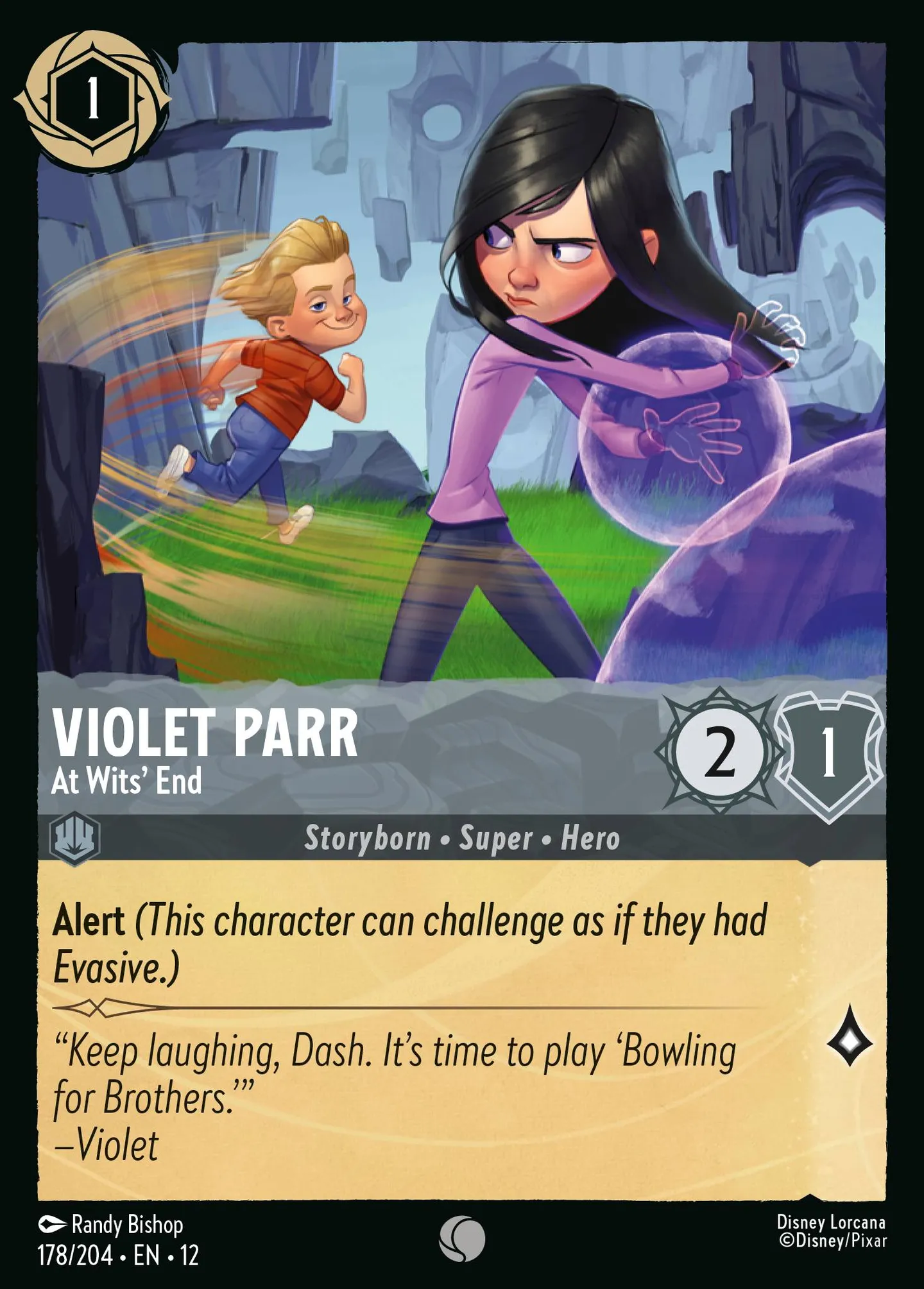 Violette Parr - À bout de nerfs — Wilds Unknown — Lorcana