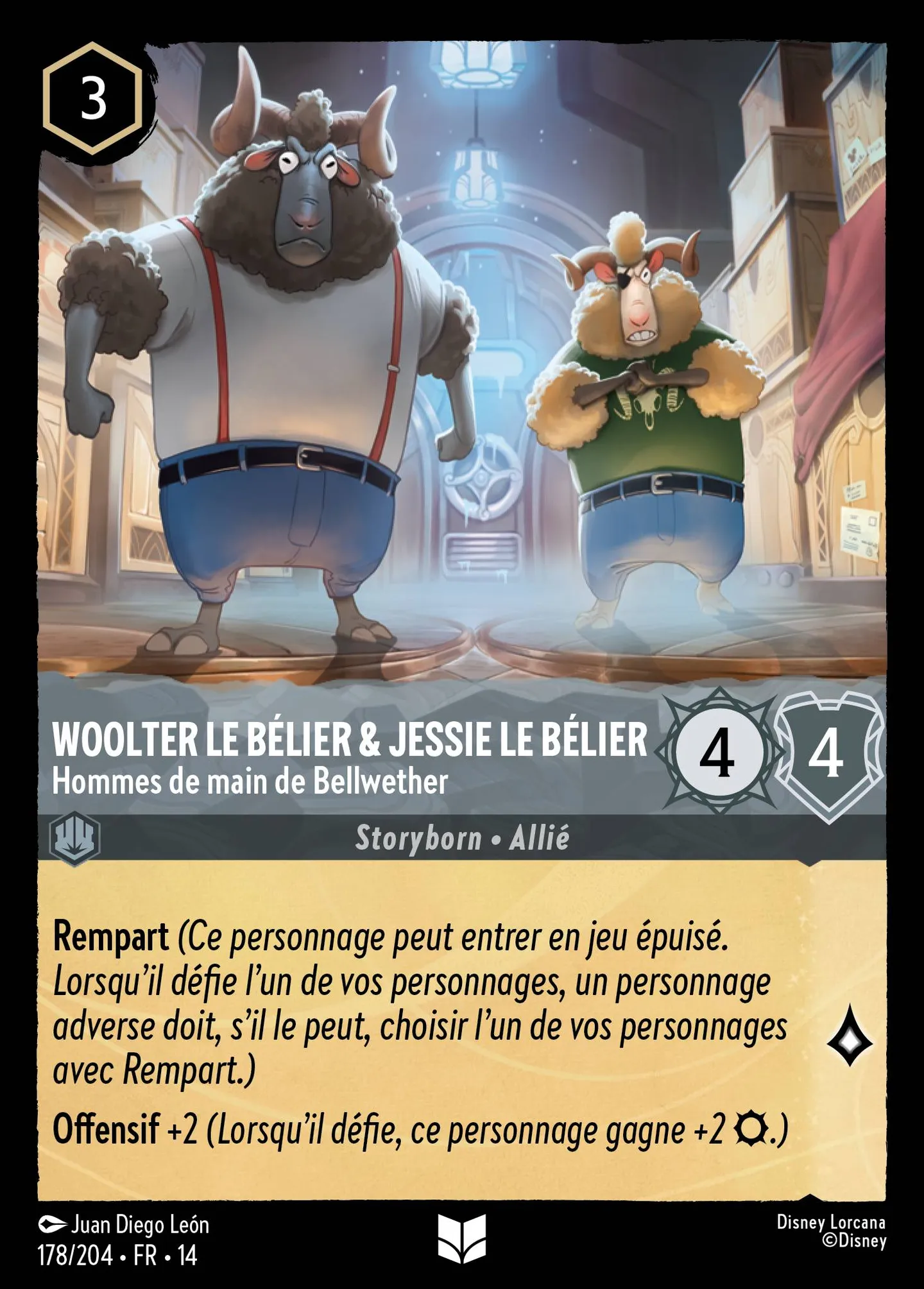 Woolter le bélier & Jessie le bélier - Hommes de main de Bellwether — Hyperia City — Lorcana