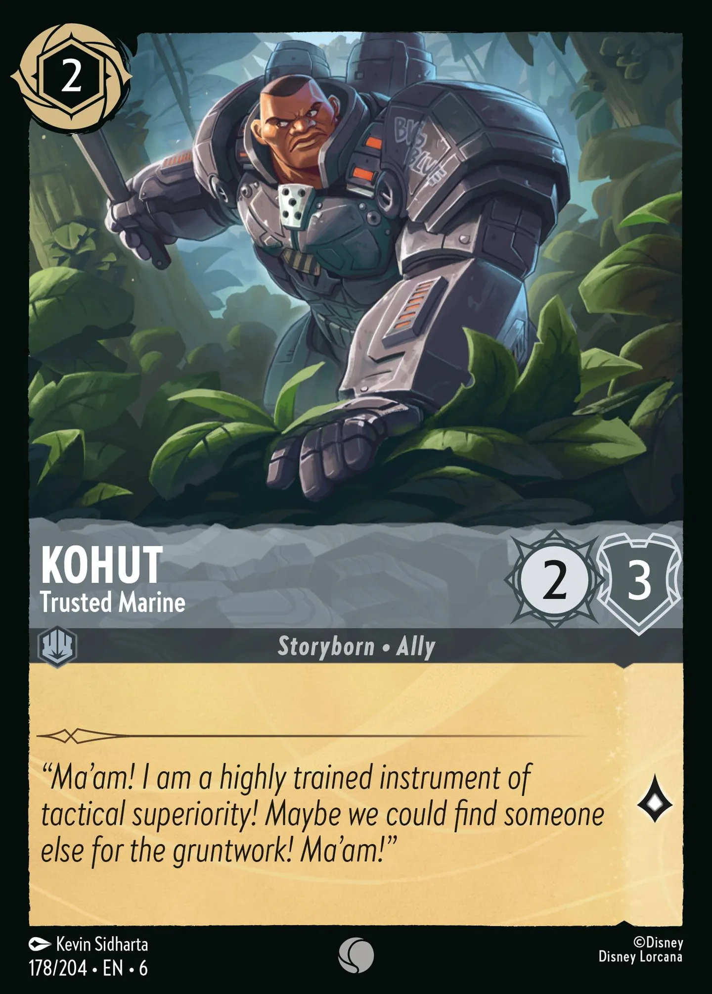 Kohut - Trusted Marine — Azurite Sea — Lorcana